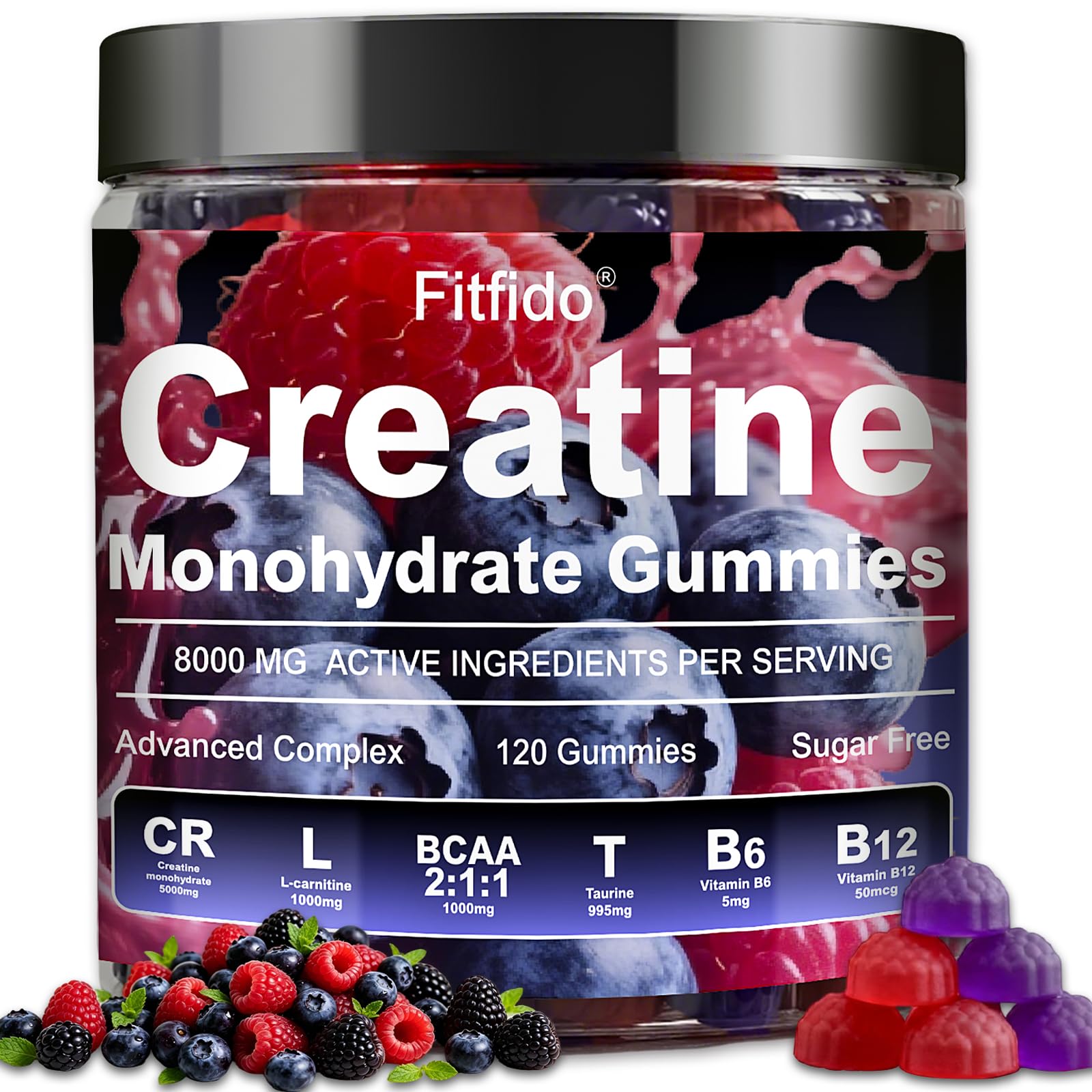 Fitfido Creatine Monohydrate Gummies