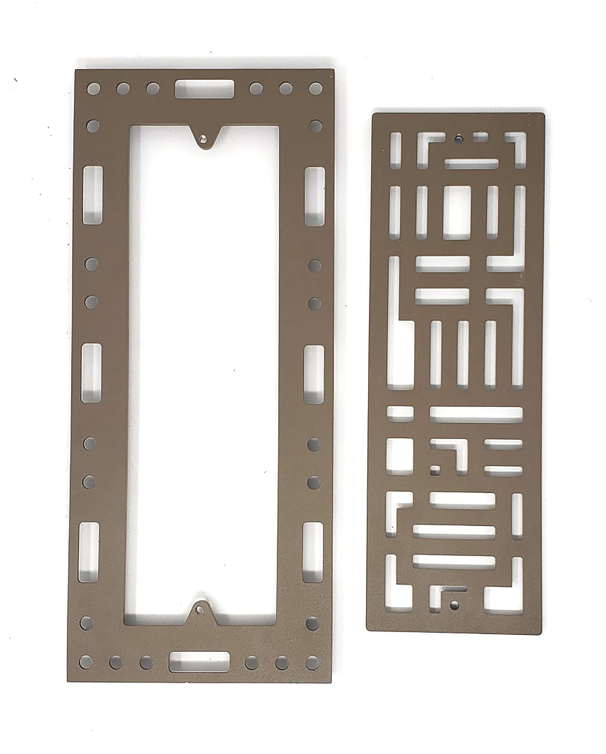Ventique Tornado Flush Mount Floor Vent - 4x12, Mountain Fog, Metal Air Register For Tile, Hardwood, Carpet