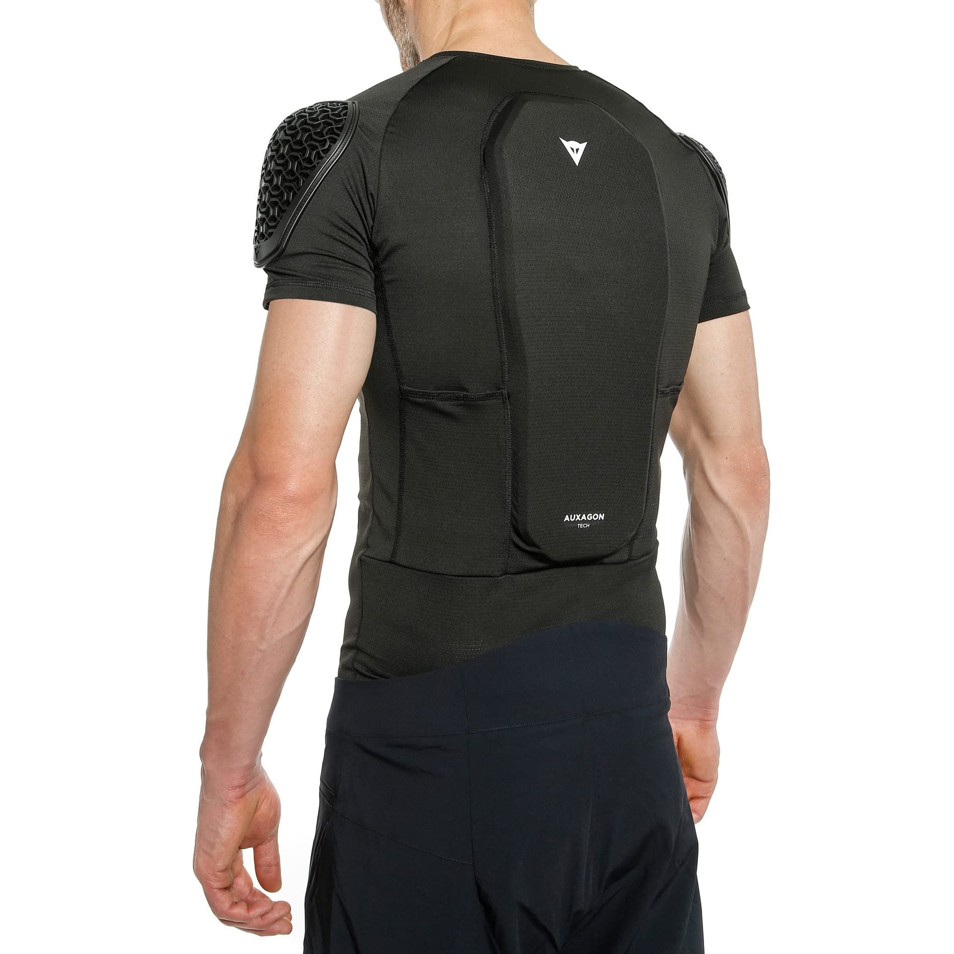 DAINESE Trail Skins Pro Tee T-Shirt de Protection de Poitrine VTT Noir S