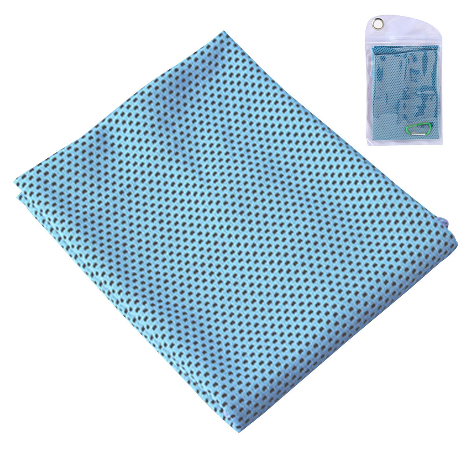 Serviette rafraîchissante | Serviette de sudation à séchage rapide, tissu respirant pour le yoga, le fitness, la course, le camping, l'exercice, les voyages, l'extérieur – Idéal pour temps chaud