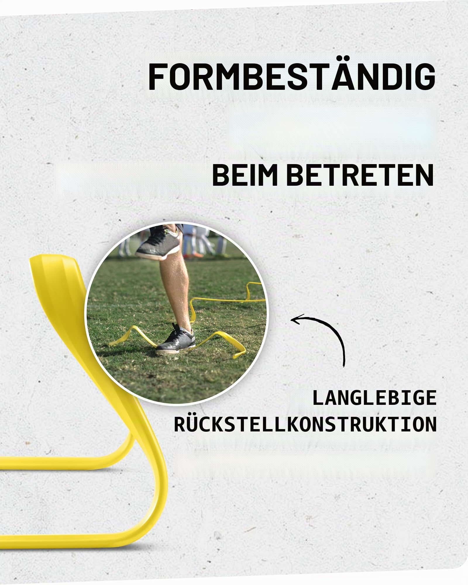 SKLZ Trainingshürden Trainingshürden, gelb/schwarz, One Size, H6IN-001