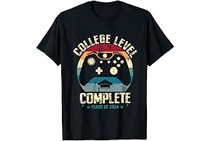 Class of 2024 Gamer Graduation T-Shirt: Perfect Outfit Idea for Your University Graduation