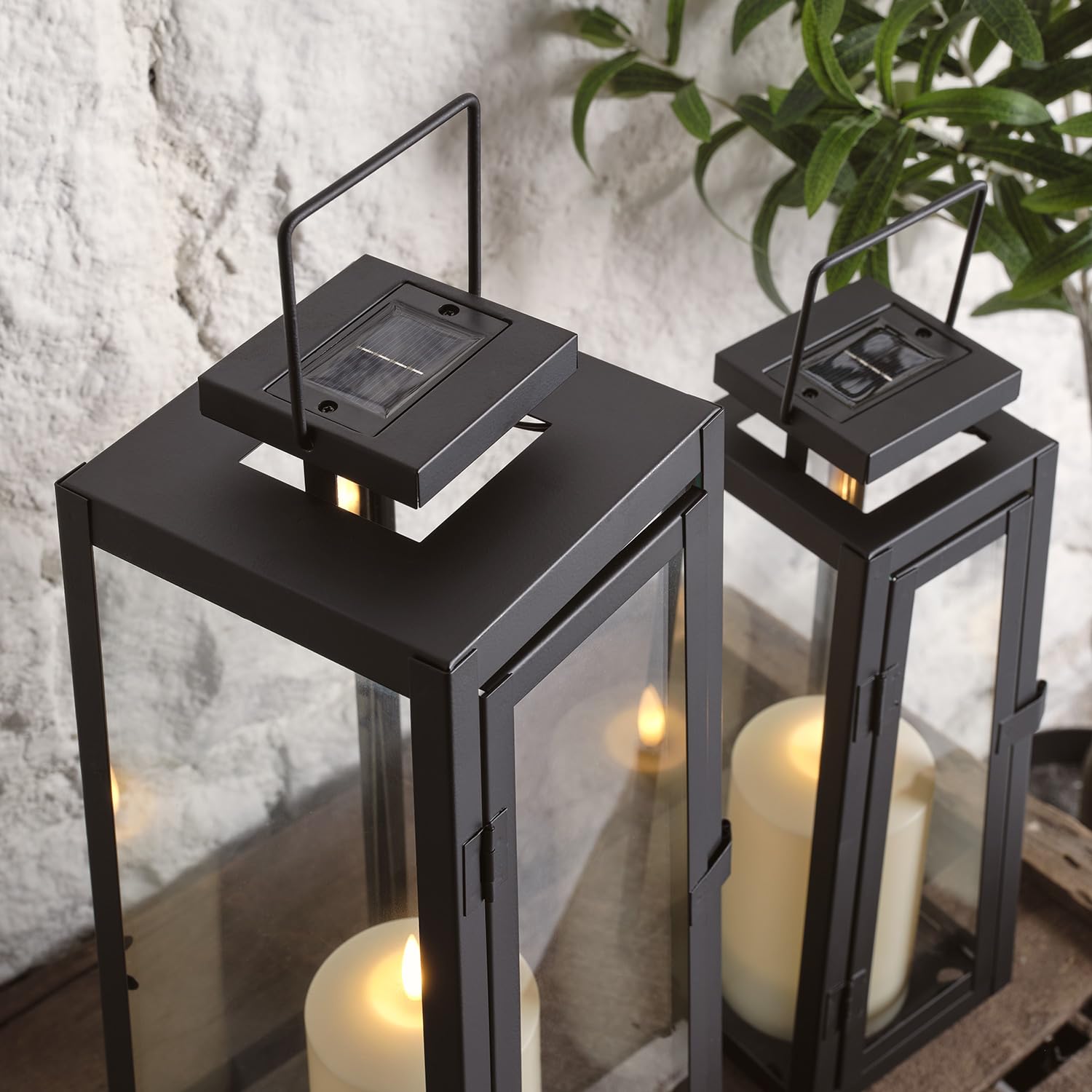 e recensioni per Lights4fun Lanterna Solare Grande in Metallo con