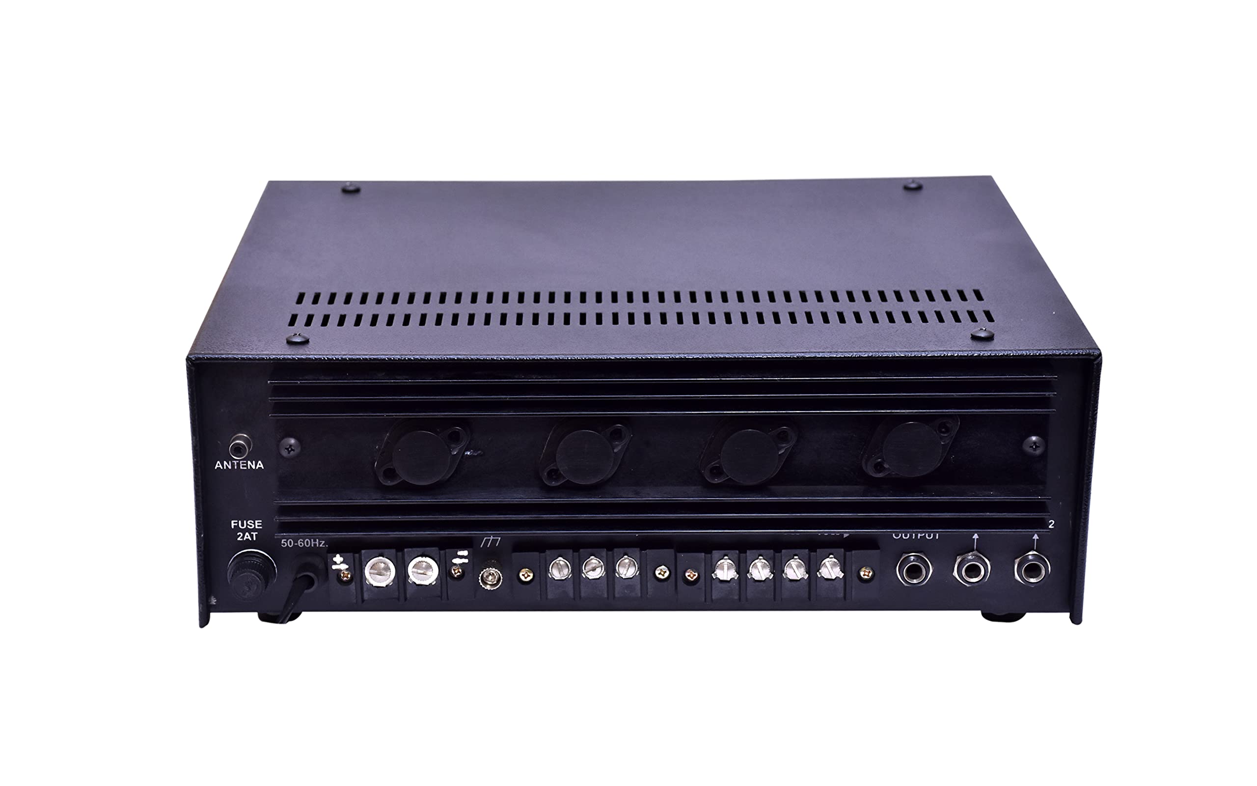 MEDHA D.J. PLUS DP-1000 PROFESSIONAL POWER PA AMPLIFIER WITH 5 MICROPHONE INPUT AND 2 AUX INPUT 100 WATT RMS-NEW - Image 2 thumbnail
