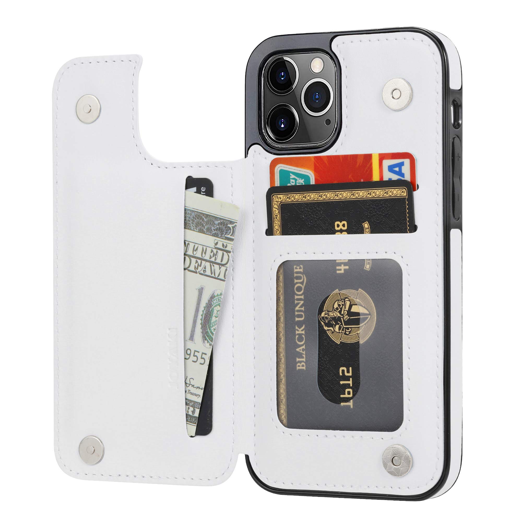 Amazon.com: JOYAKI Wallet Case Compatible with iPhone 12 Pro/12