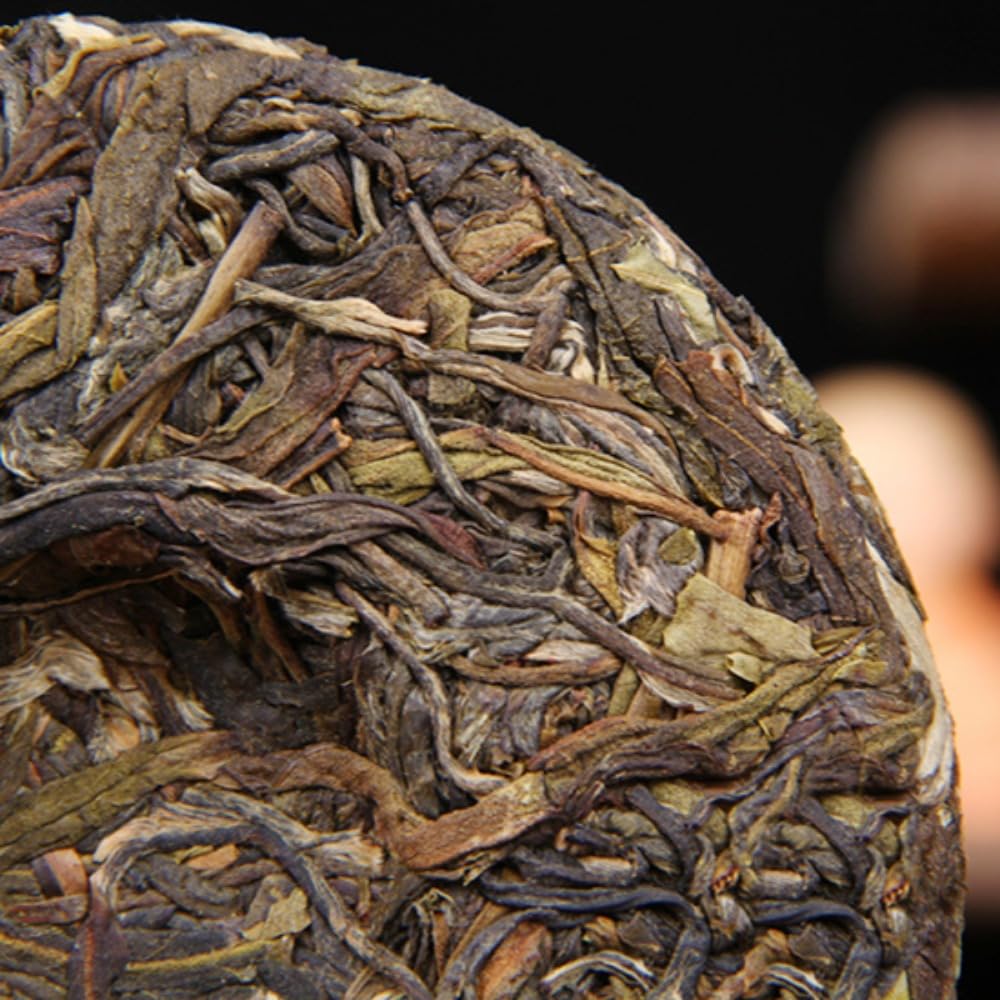 Jingmai Starożytne drzewo Herbata Puerh- Surowa herbata 100g * 2 Yunnan Małe ciasto herbaciane o zapachu orchidei słynnej góry