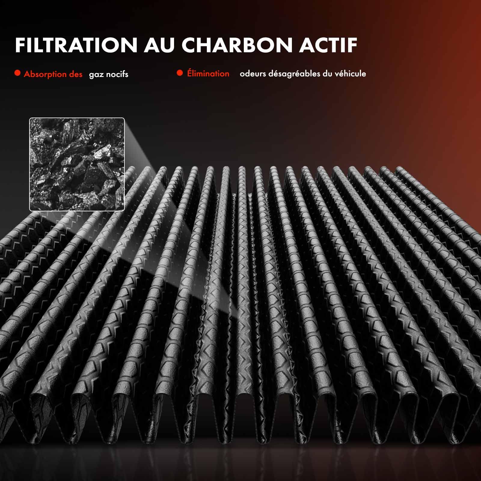Frankberg 2 filtres à pollen d'habitacle avec charbon actif 64316946628