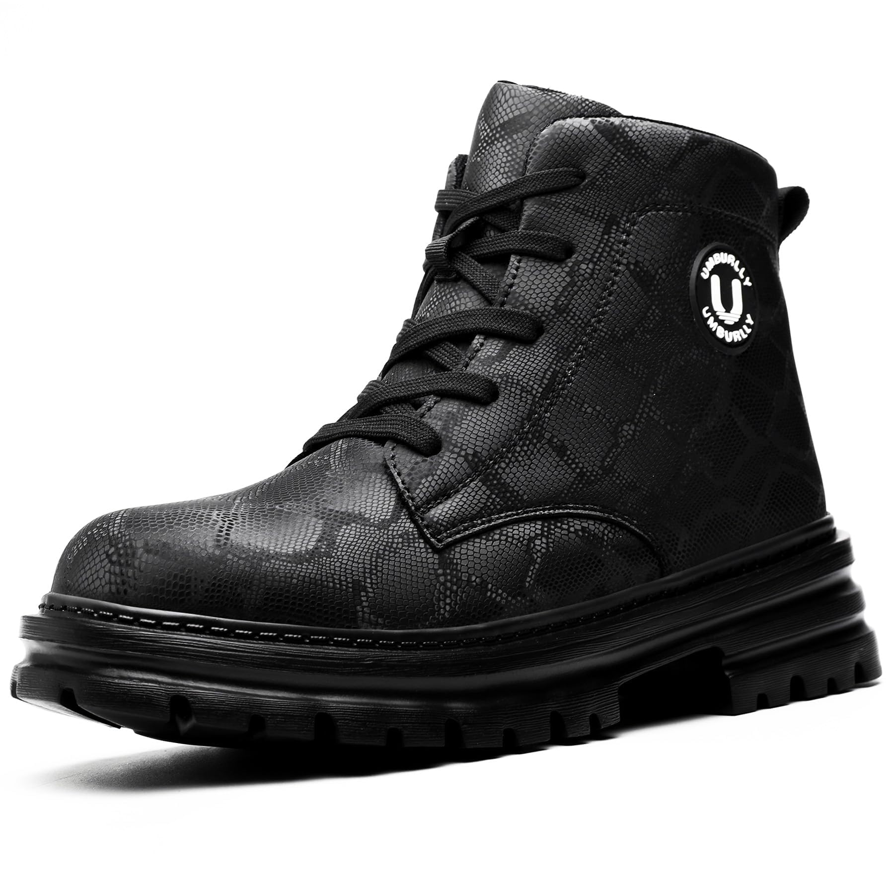 Hogent Steel Toe Boots for Women Men - Lightweight Breathable Work Boots