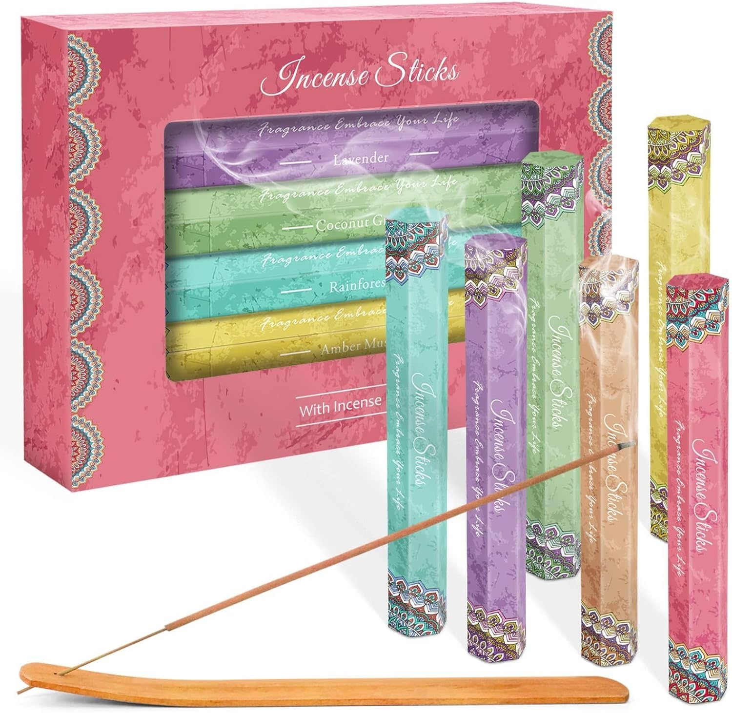 6 Sorten Räucherstäbchen 120 Stäbchen