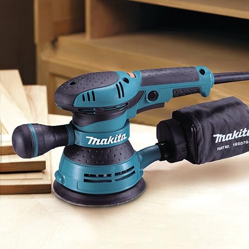 Miniatura 3 de Lijadora orbital manual Makita BO5041 3-amp 400012000OPM con agarradera