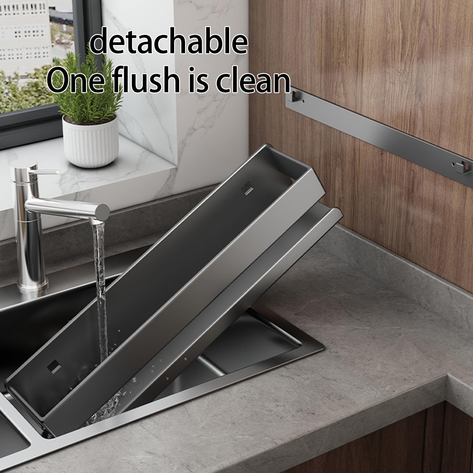 Portaspezie da parete senza trapano per cucina, salvaspazio, facile installazione, soluzione di conservazione durevole per erbe e spezie, perfetto per chef domestici e cibi