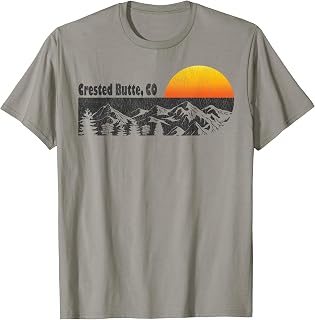 Retro Crested Butte Colorado T-shirt T-Shirt