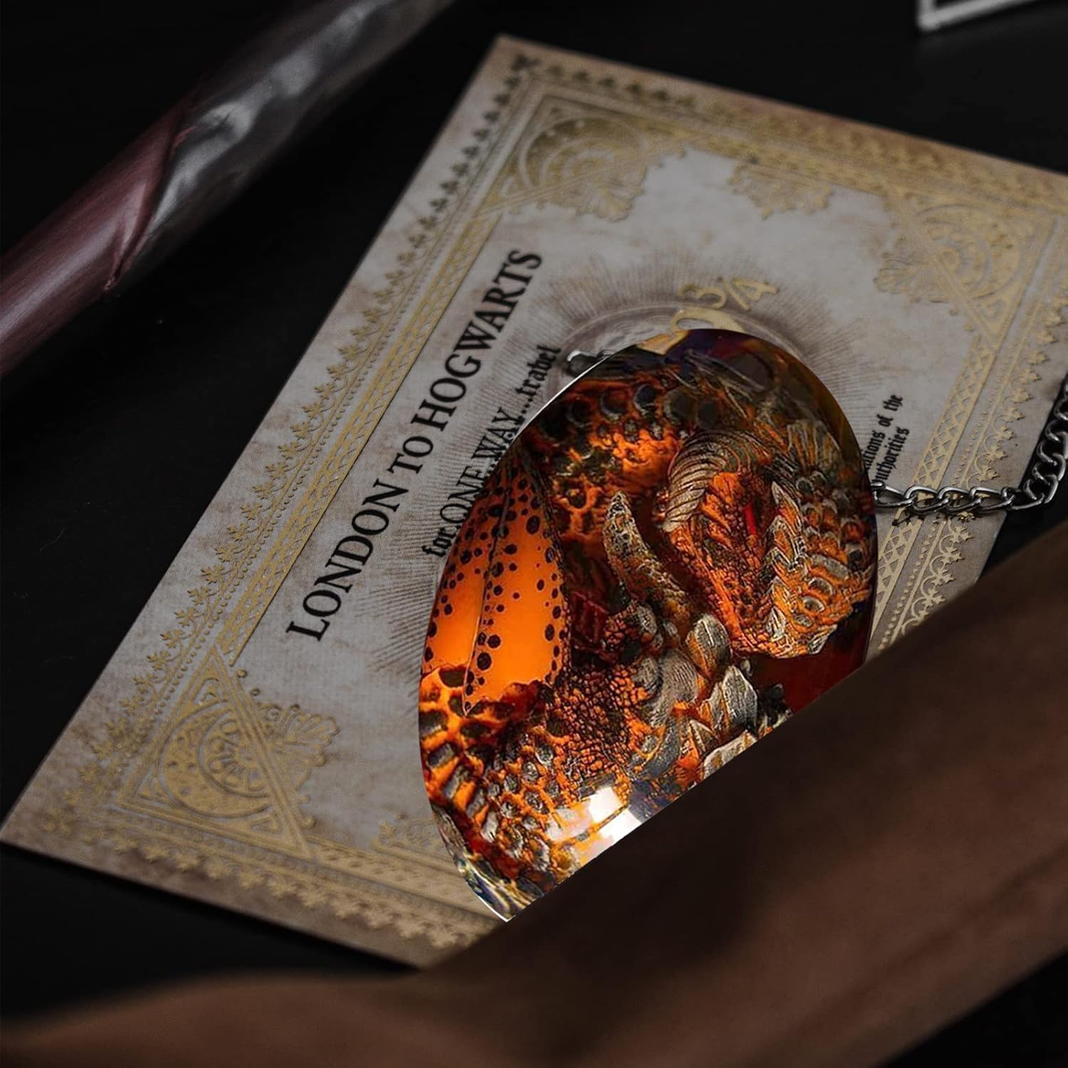 ACOCOFE Lava Dragon Egg with Luminous Base, Handmade Sculpture Dragon Eggs Resin Ornaments, Gift for The Holidays, Christmas, Birthdays, Graduation (Purple with Base +Red with Base)