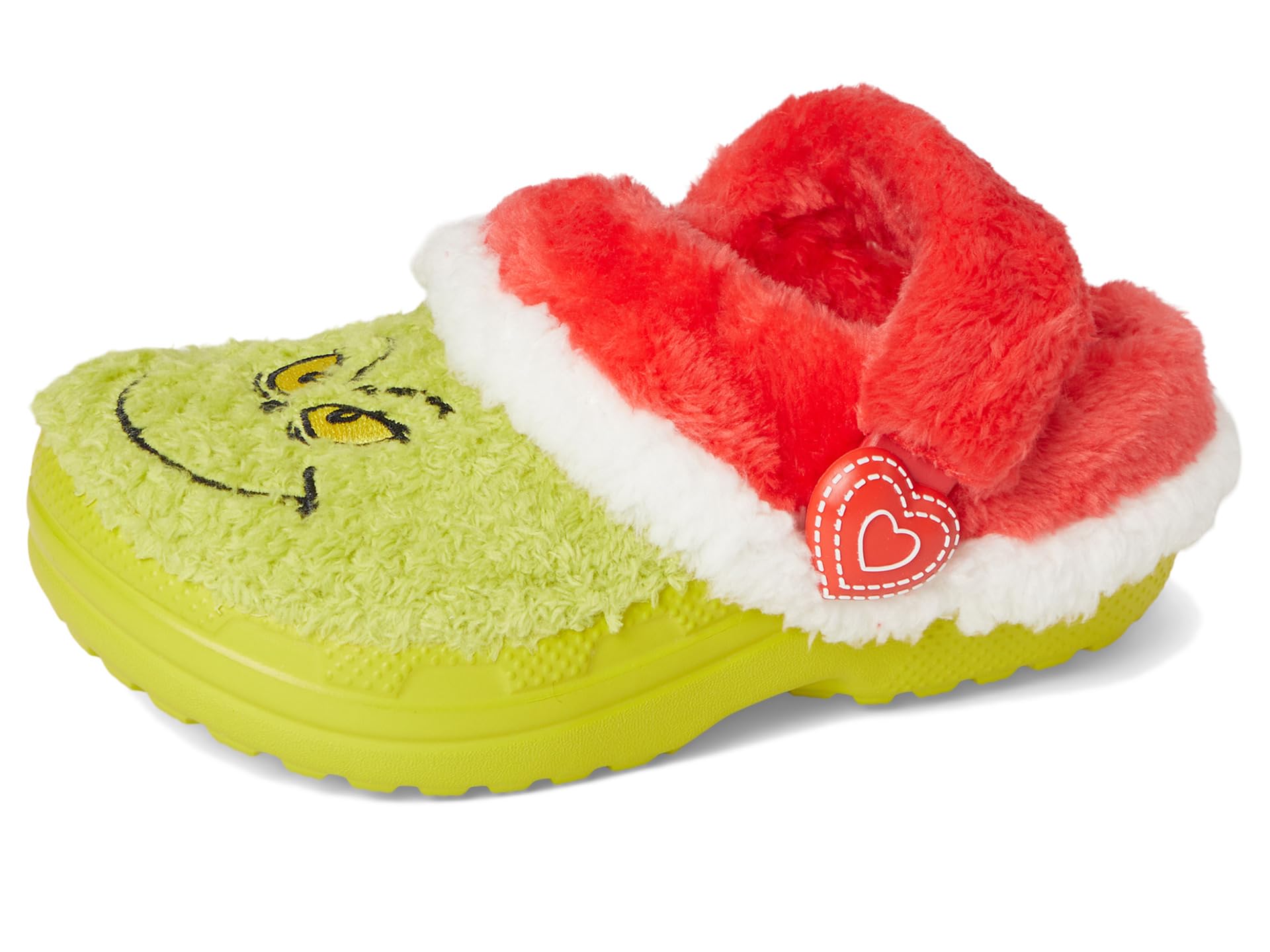 Crocs The Grinch Classic Lined Clog T, Zuecos Unisex niños