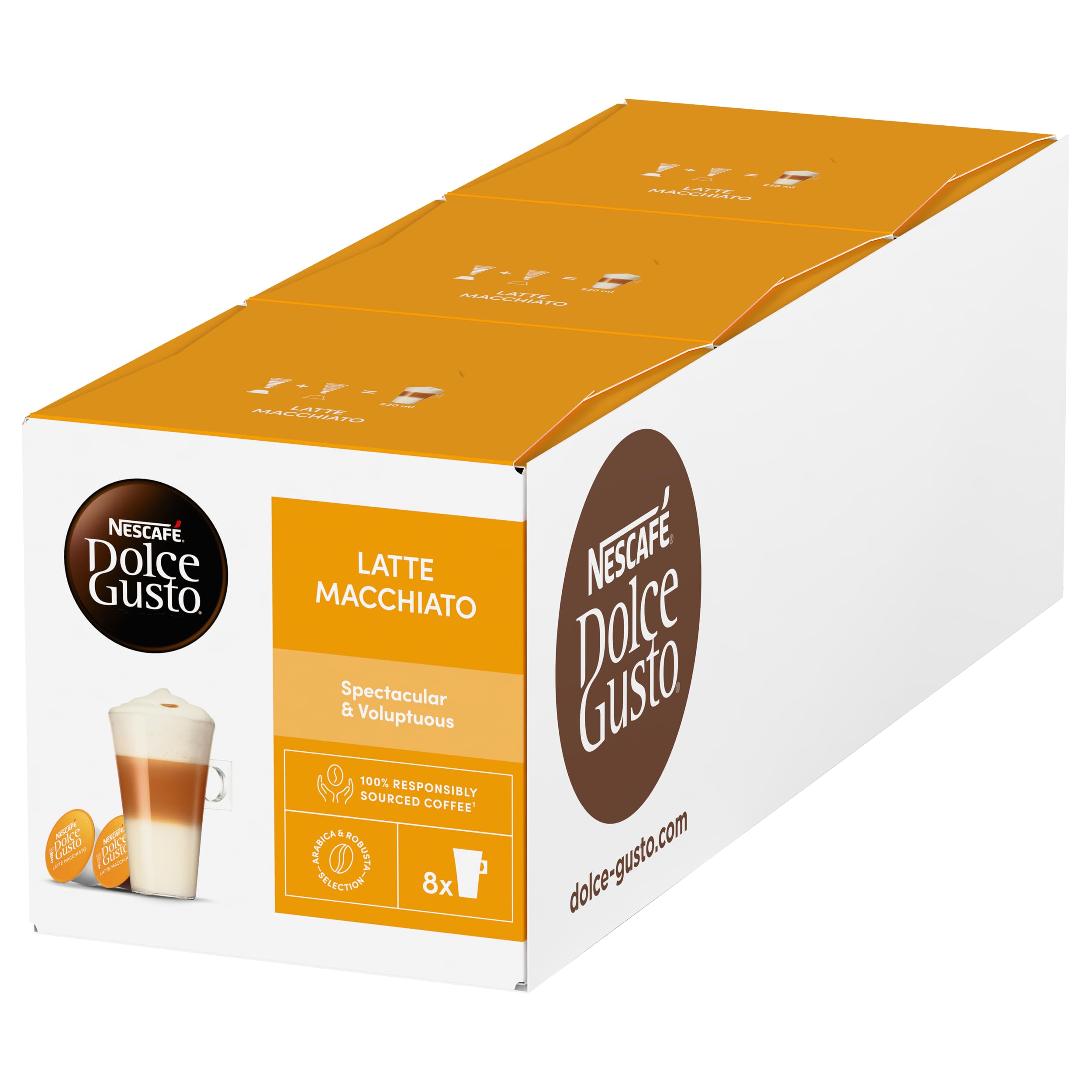 NESCAFÉ DOLCE GUSTO Latte Macchiato Coffee Pods