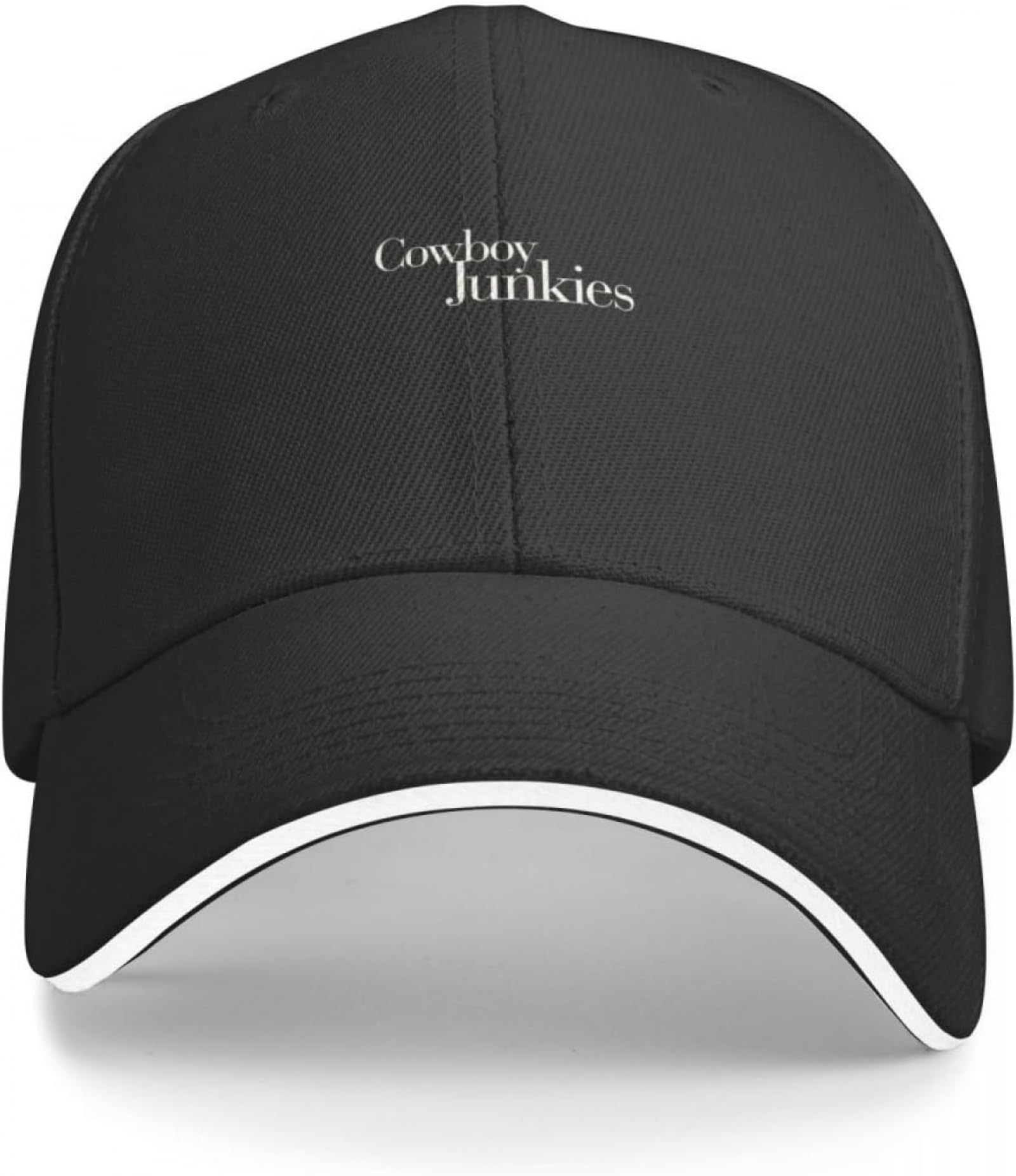 Caphatmc Unisex Color Baseball Cap Hip Hop Sun Hat Cowboy Junkies Logo Baseball Cap Streetwear Golf Hat Luxury Woman Cap Men's