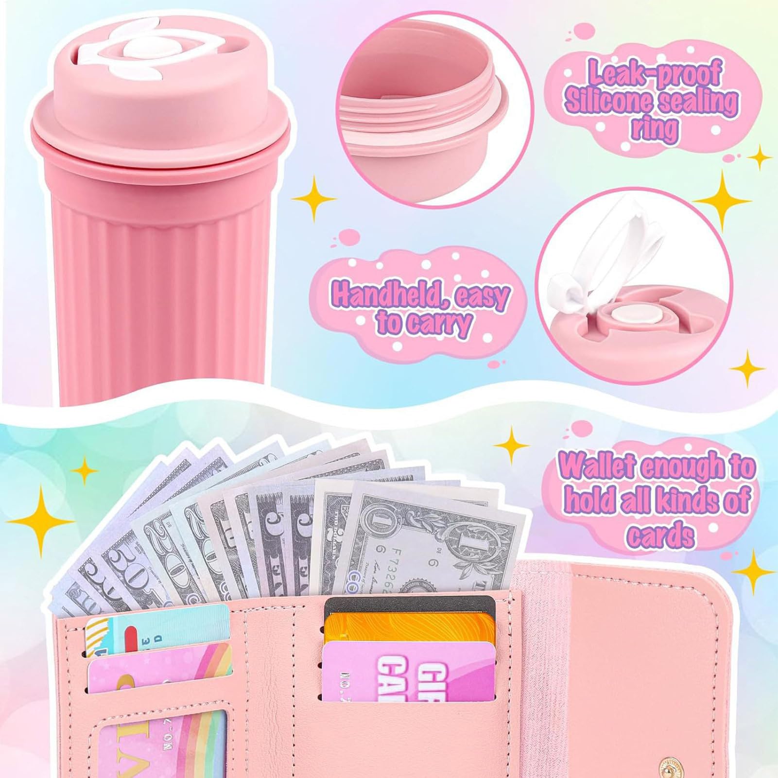 Bolso De De para Niñas – Bolsso De Maquillaje Y Joyería De Simulación | Elegante Bolsoo De con Accesorios, Juegos Creativos para Niños De 3 A 6 Años, Regalo para Celebración