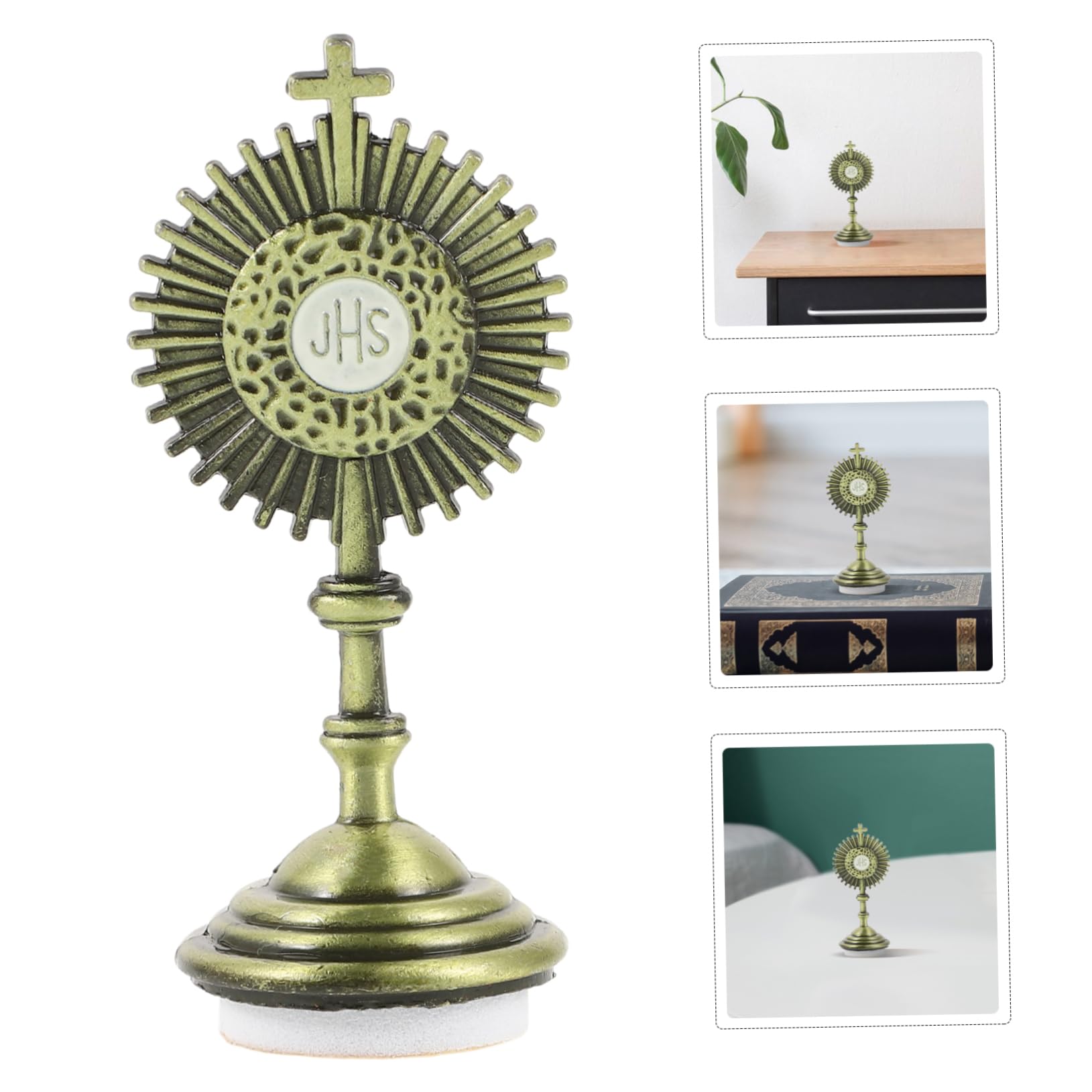 NIHENHAO Statue Crucifix de table Décoration d'intérieur pour le culte personnel ou d'entreprise NIHENHAO Statue Crucifix de table Décoration d'intérieur pour le culte personnel ou d'entreprise