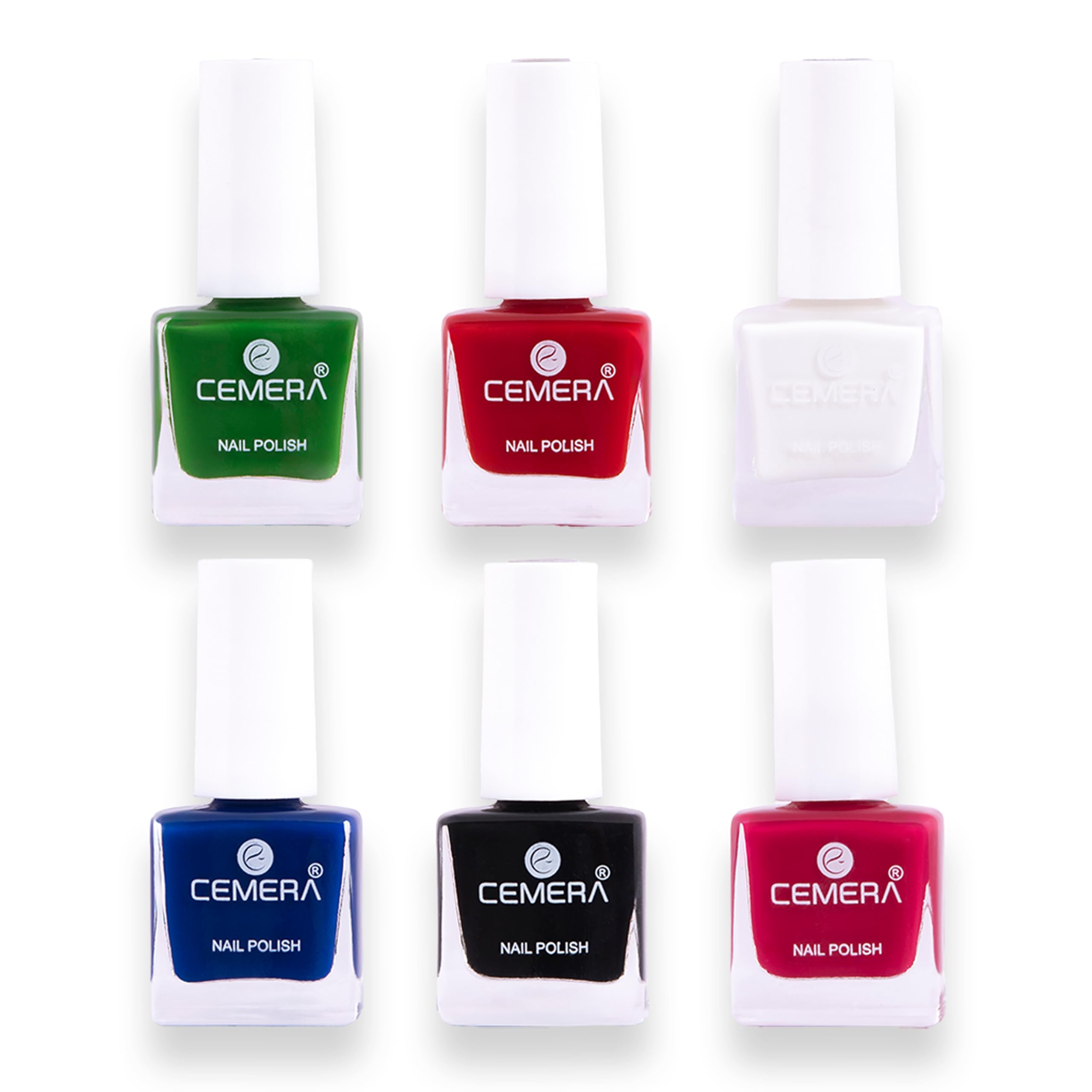 Nail Polish EMERALD - Midnight Forest Collection (Pack of 6, 7ml) | Quick Dry, Long Lasting, High Shine Glossy Finish, High Pigment Formula-picture-10