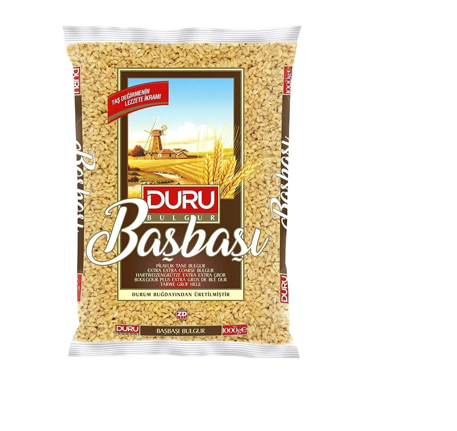 Duru Basbasi Coarse Bulgur Durum Wheat for Rice Traditional Gourmet 2.5kg ~5lbs Basbasi Bulgur