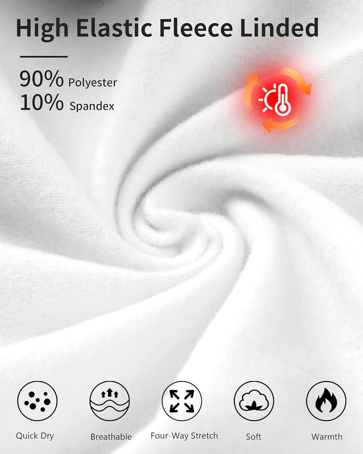 Boys' Compression Thermal Shirt - Youth Long Sleeve Fleece Base Layer for Football Baseball, Quick Dry Undershirts - Image 4