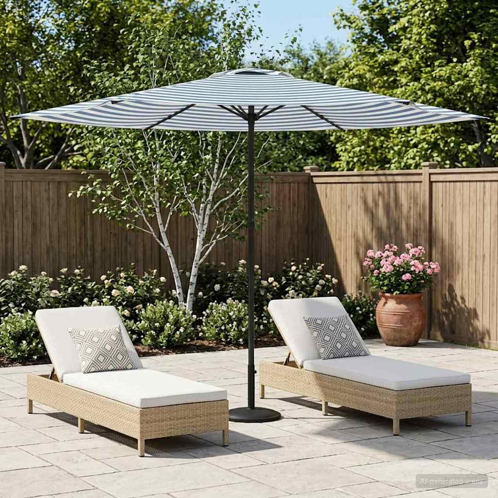 Parasol de jardin 300x300 toile ventilée pour vous protéger du soleil en terrasse