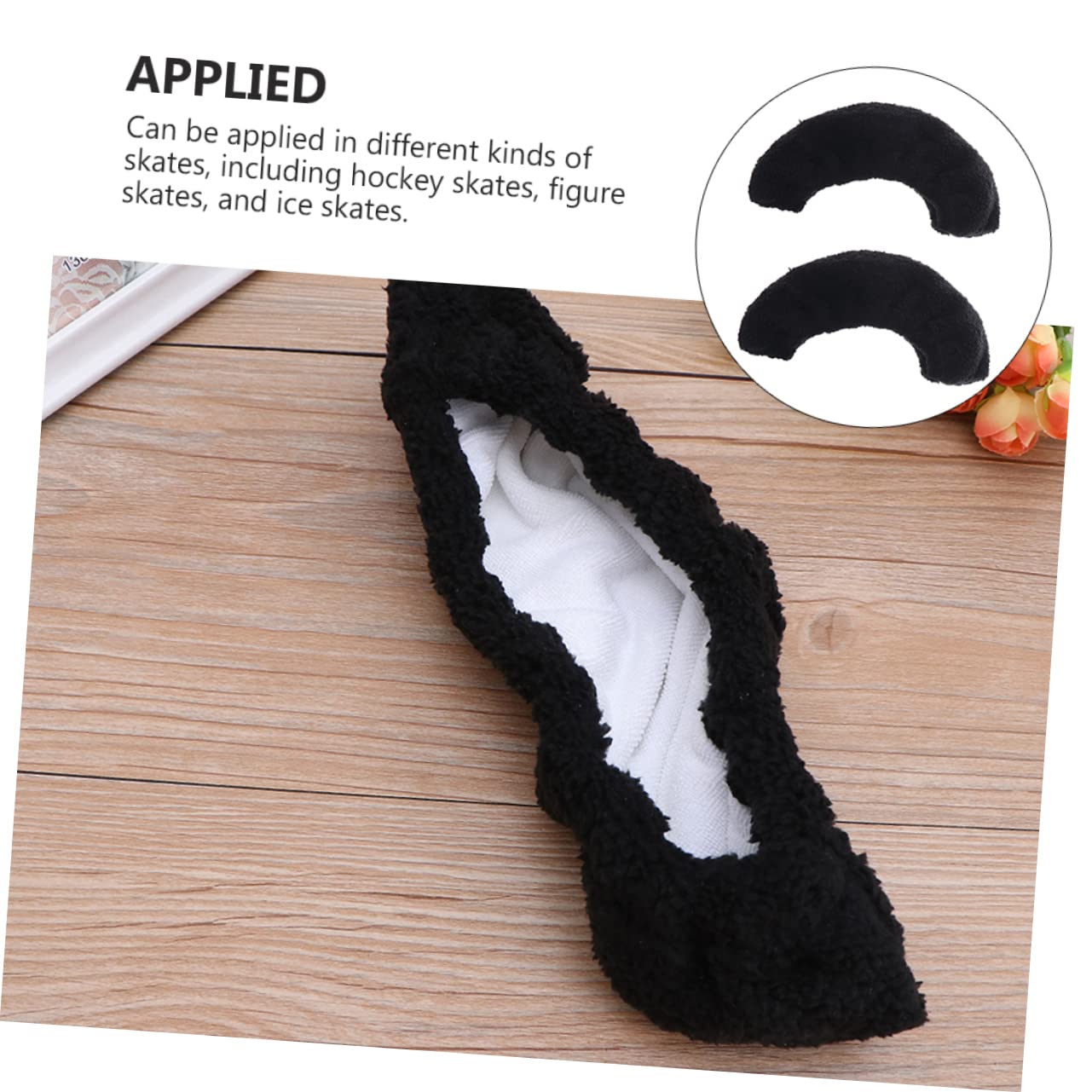 Yardwe 3 Paires De Patins À Glace Absorbent l'eau Étui De Protection Hommes Et Femmes