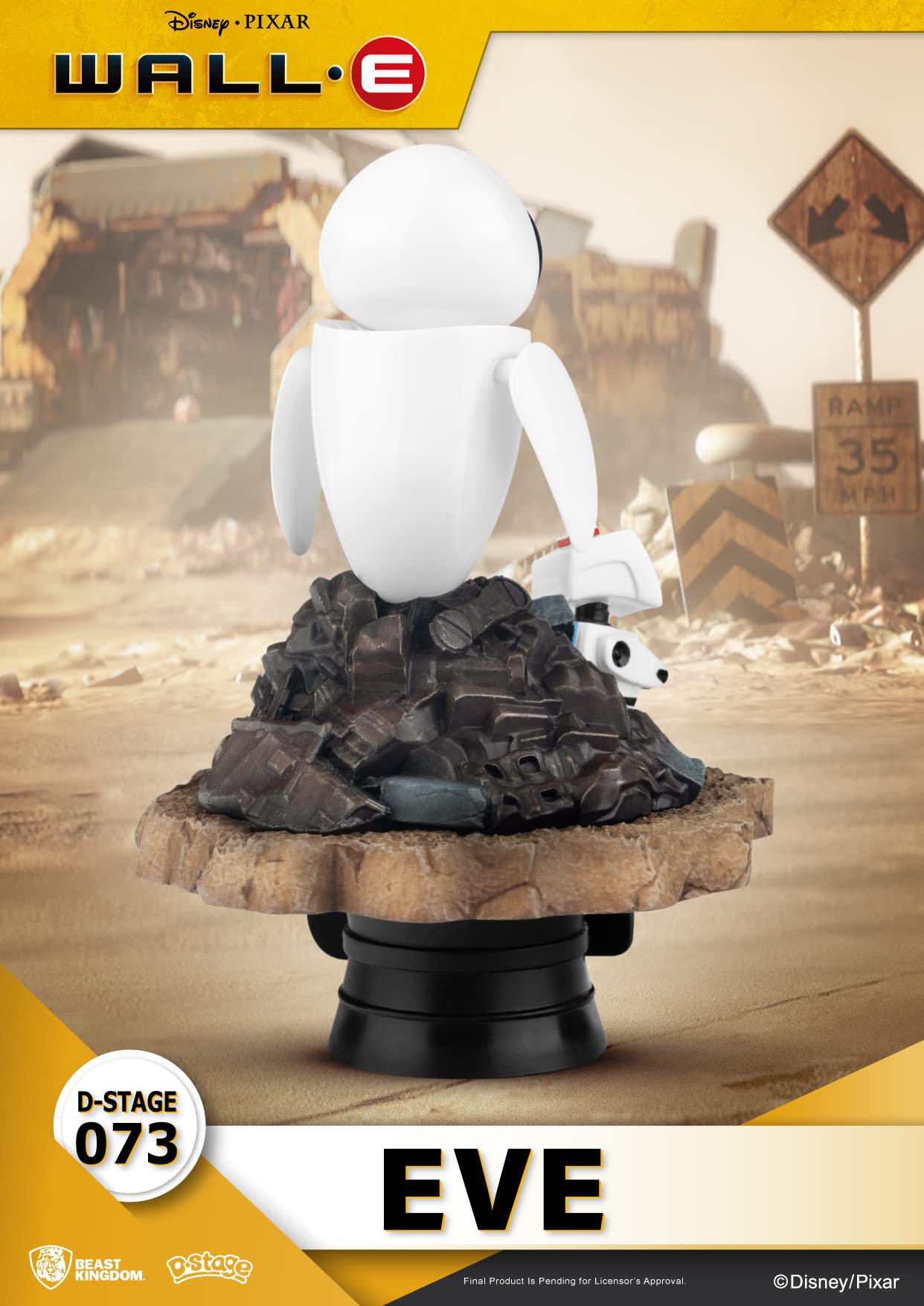 Amazon.com: BEAST KINGDOM CO., LTD Wall-E: Eve DS-073 Diorama