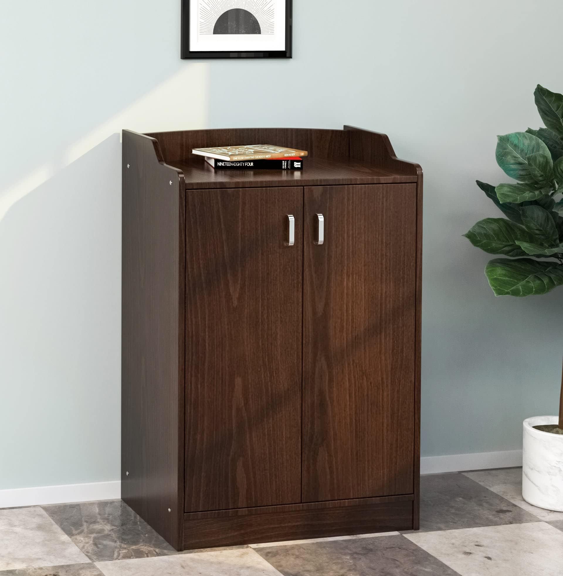 Nilkamal Engineered Wood Shoe Cabinet (Alpine)
