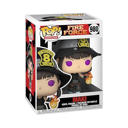 Funko Pop Animation: Fire Force - Maki, Multicolor, Standard