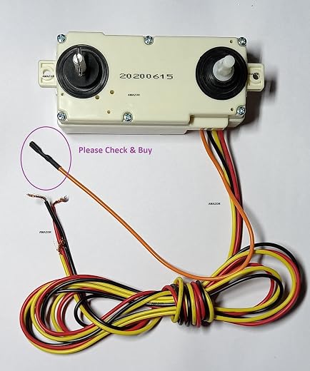 AMAZOR Washing Machine Wash Timer Compatible for LG Semi Automatic Washing Machine (Double WASH Timer 15 MIN 4 Wire)
