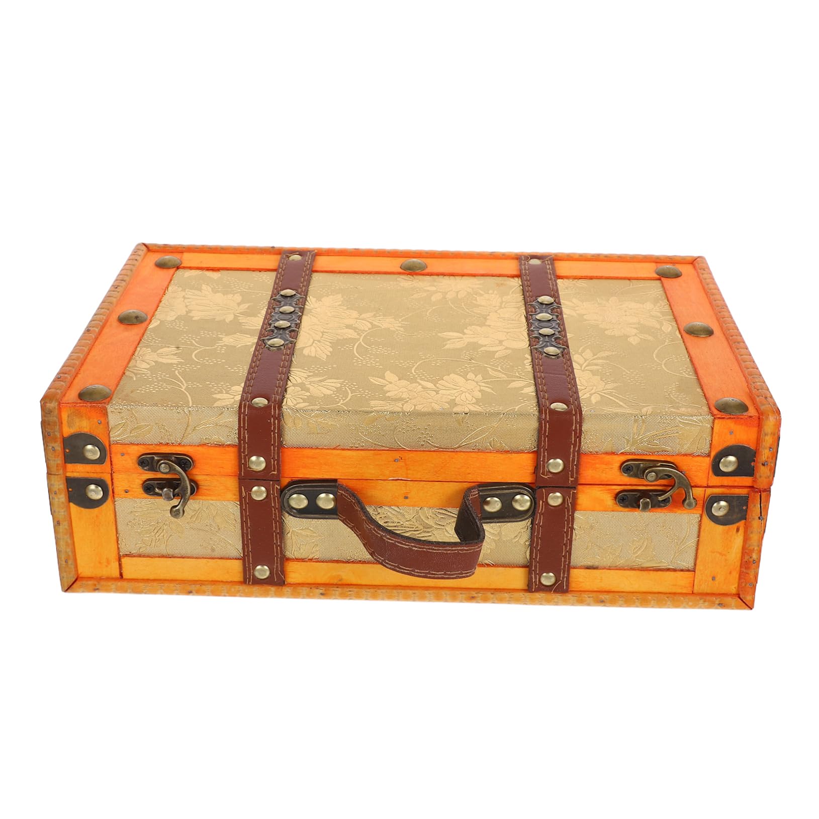 Organiser objets précieux et souvenirs dans ce grand coffre bagages vintage