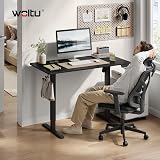 WOLTU scrivania elettrica 120x60 nera con 3 memorie foto 2