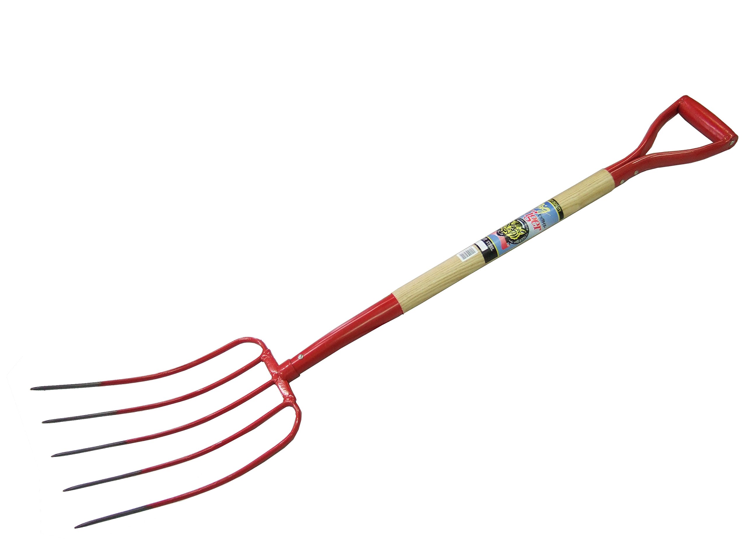 Amazon.co.jp: ビッグタイガー 木柄5本爪フォーク : DIY・工具