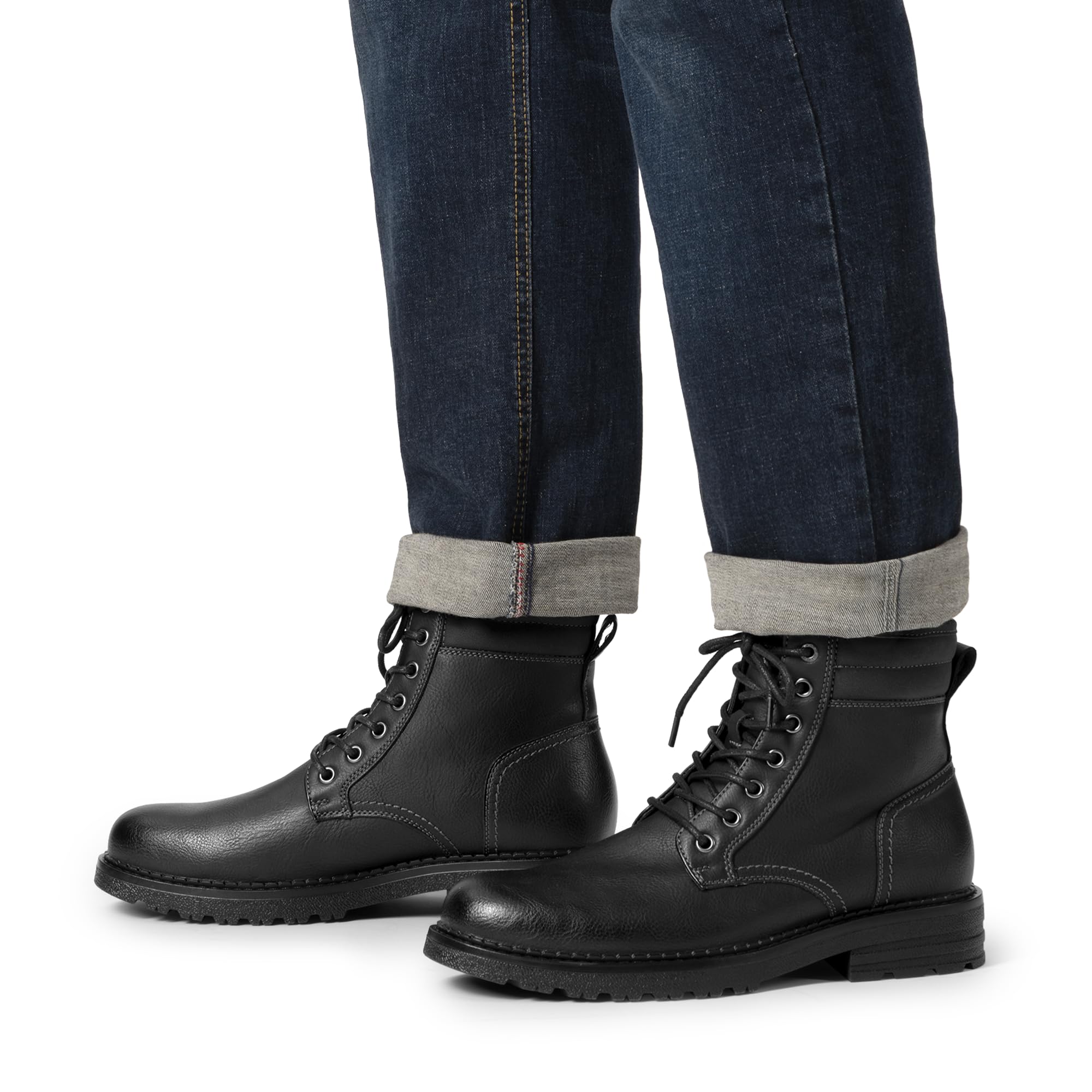 Bruno Marc Men's Dress Oxford Fashion and Comfort Ankle Lace Up Boots