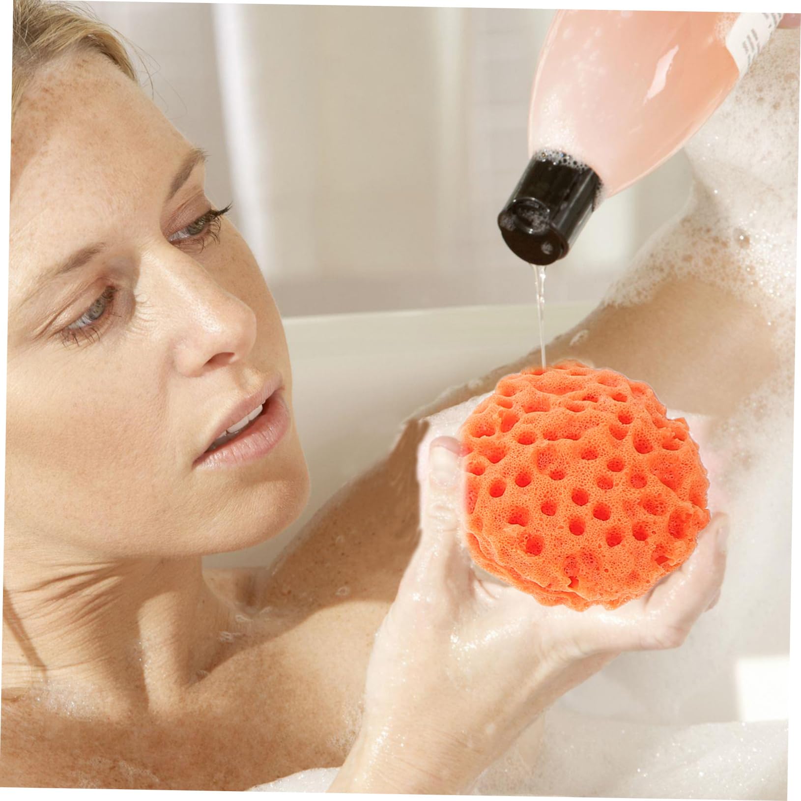 36 Szt. Gąbek Kąpielowych: Gąbki Kąpielowe Do Prysznica, Peelingujące - Szczoteczka Do Ciała Z Paskiem Do Zawieszania - Myjki Prysznicowe Honeycomb Loofah Do Pleców