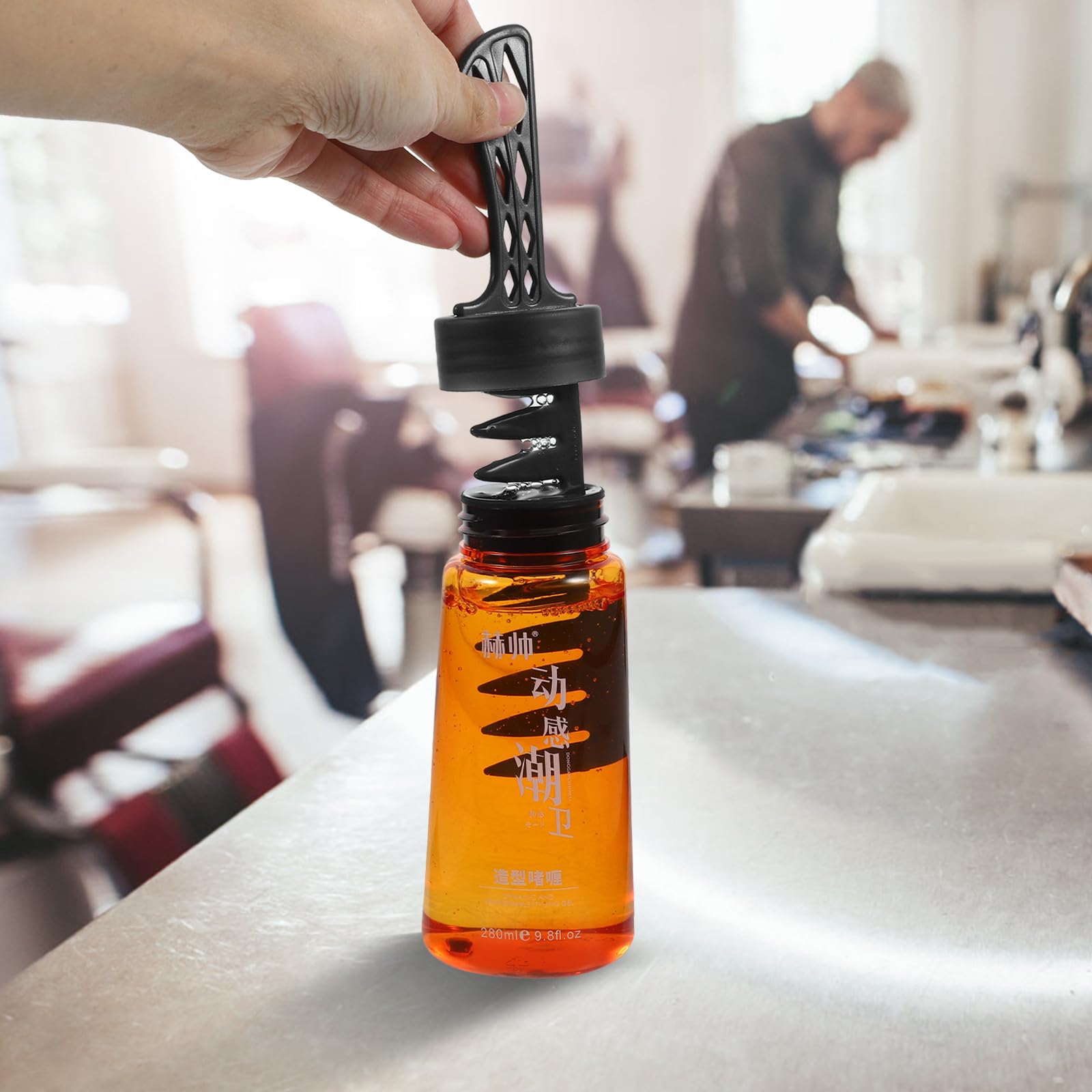 Styling Gel mit Breitem Kunststoffkamm Feuchtigkeitsspendend 2 Stück und Einfach zu Bedienen für Männer für Tägliche Anwendung zu Hause
