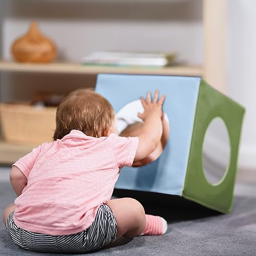 Vista 19 de ECR4Kids SoftZone - Cubo de espejo, juguete sensorial, contemporáneo