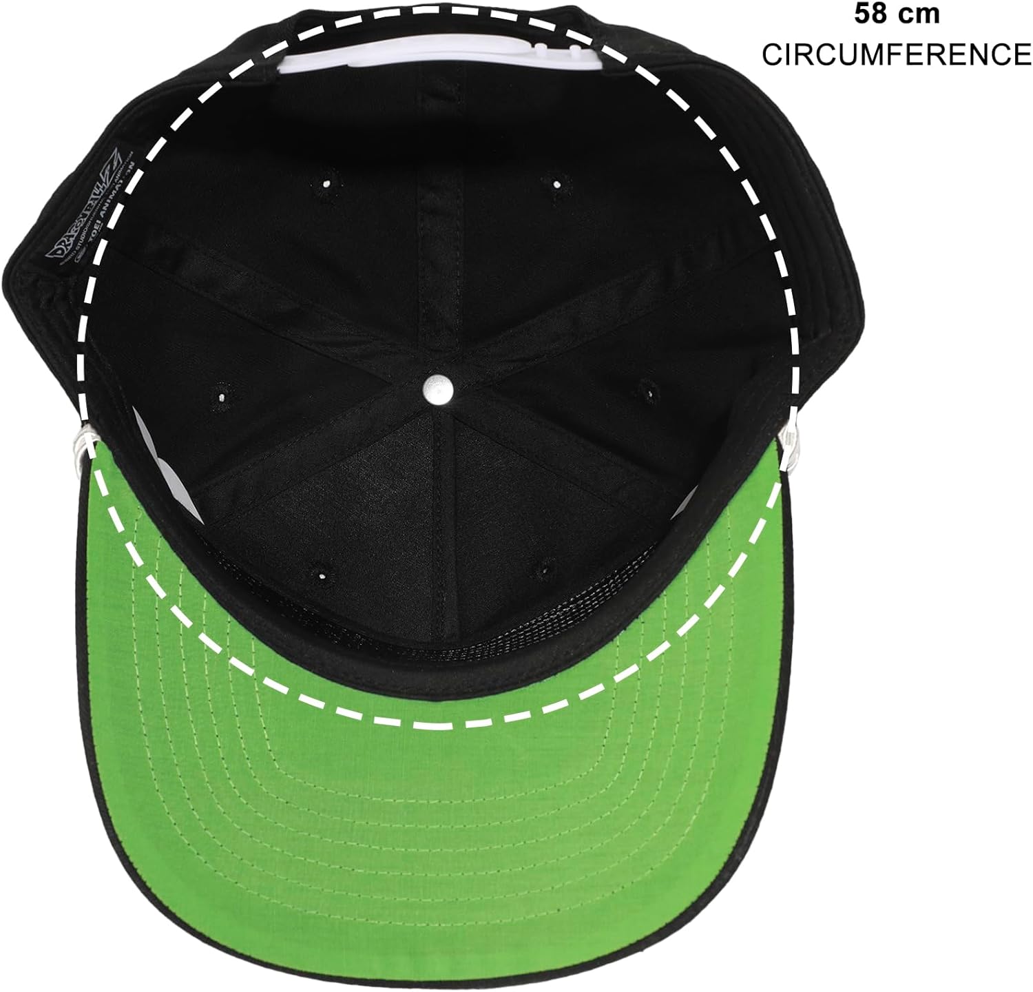 Dragon Ball Z Goku Kanji Patch Black Retro Grandpa Snapback Hat - Image 3