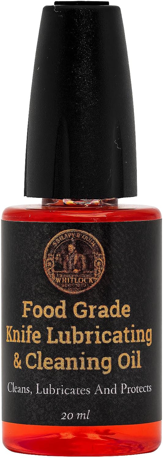 Horace Whitlock Knife Maintenance Kit – 6-in-1 Pocket Knife Sharpener, Food Grade Lubricant & Blade Cleaning Oil, Microfiber Cloth – EDC Tool Care Bundle