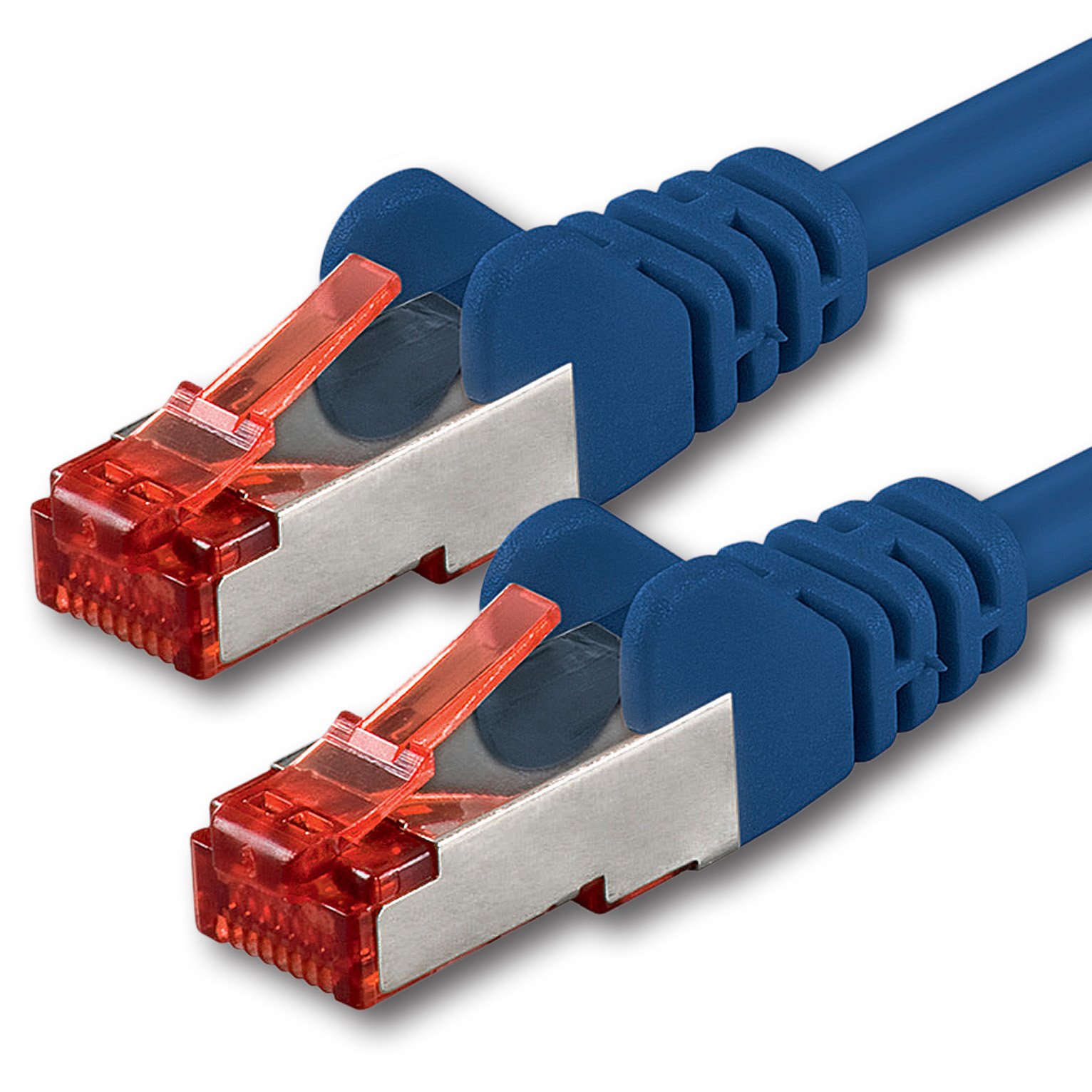 1aTTack.de 1x 1m - Cat 6 Netzwerk-Kabel Patch-Kabel Cat6 RJ45 SFTP - Blau