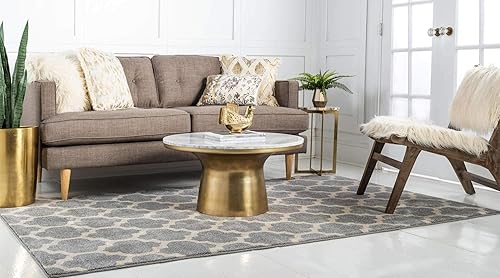 Vista 67 de Unique Loom Trellis Collection - Alfombra estilo marroquí de enrejado gris oscuro (8' 0 pies x 11' 0 pies)