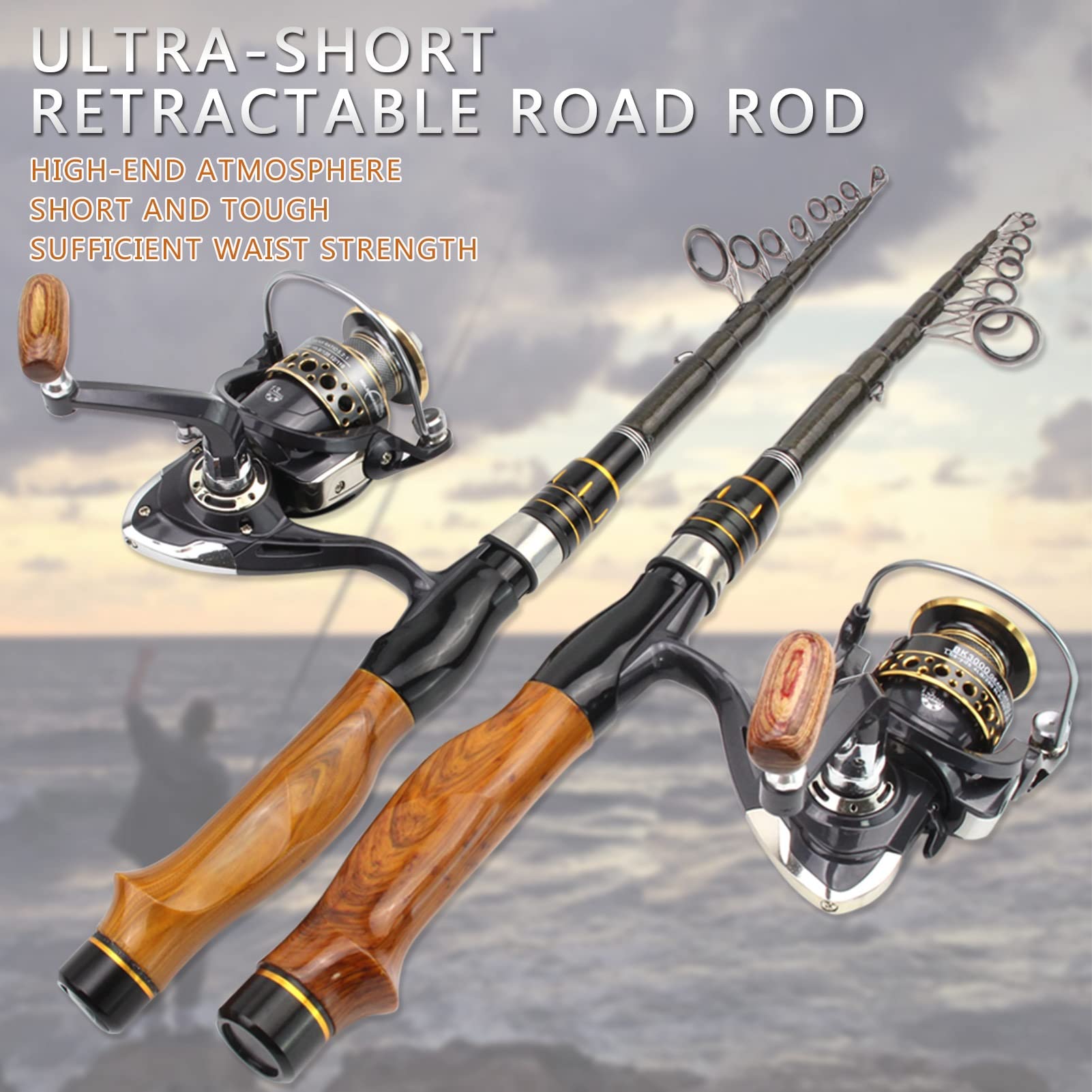 Sato 　ロッド2本 Amazon.co.jp: SEACHASER ストレートハンドル 超短縮ロード サブロッド