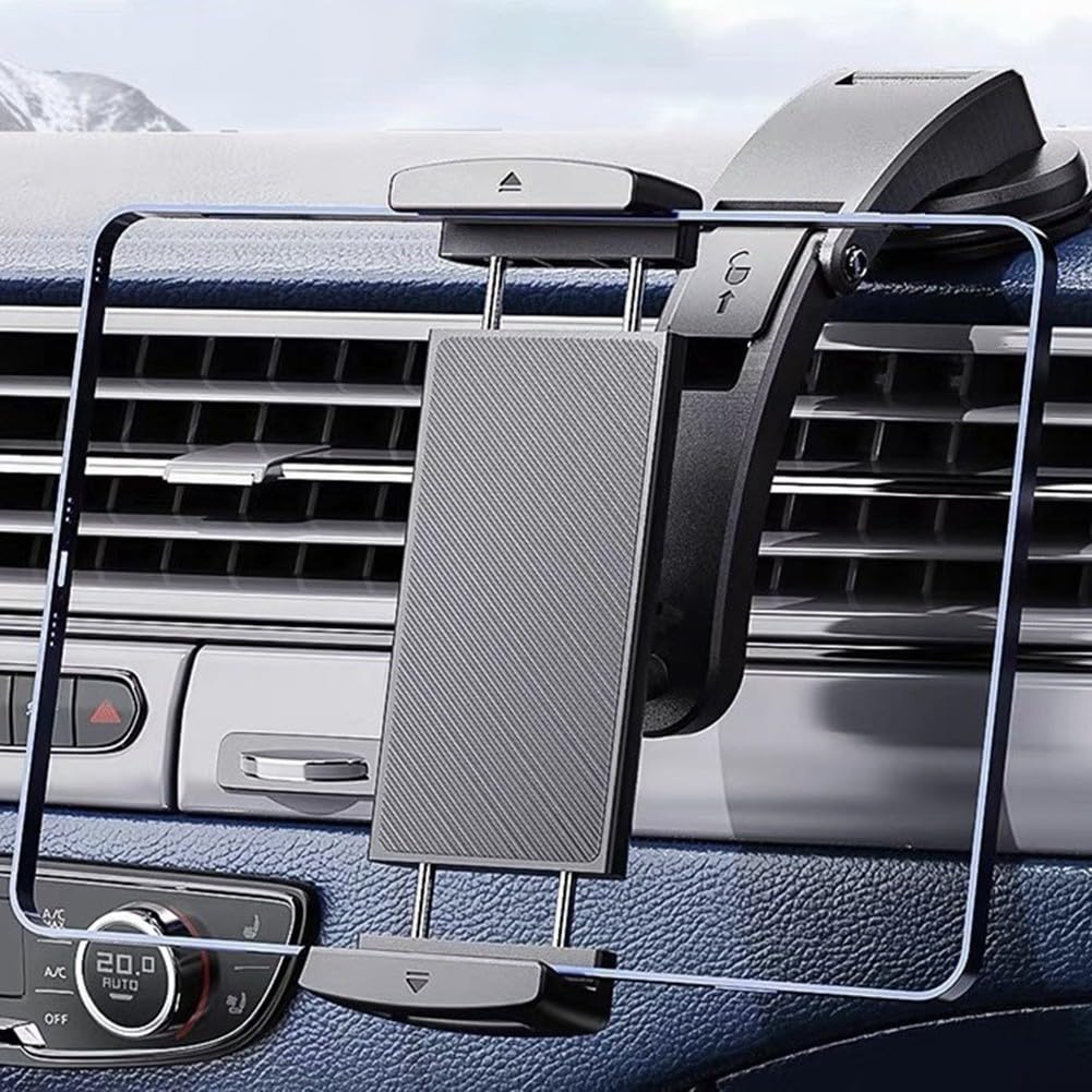 Car Tablet Holder with 360 Degree Rotation Compatible with 7 15 Inch Devices for Air Vent Installation (instrument panel)