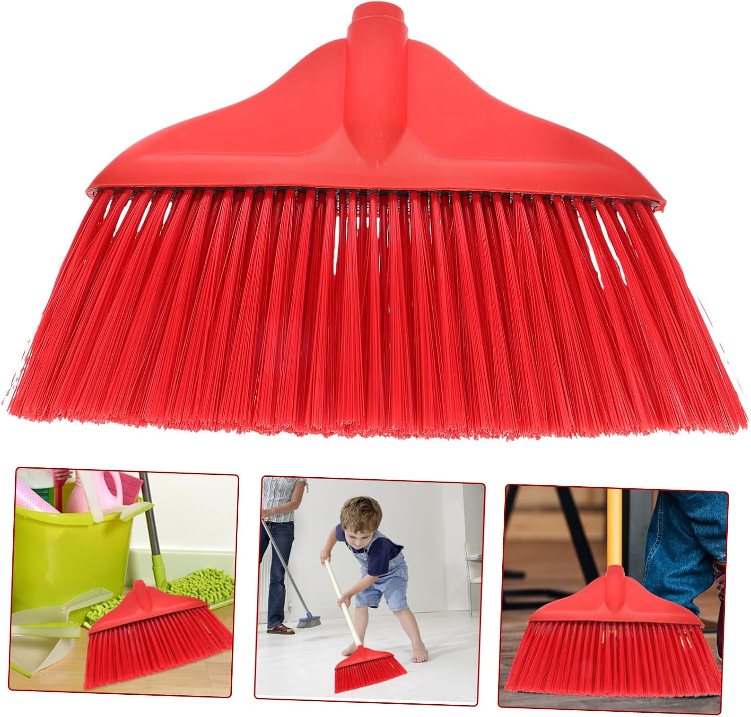 Refill Broom Head Plastic Cleaning Sweeper Head Wide for Home Cleaning