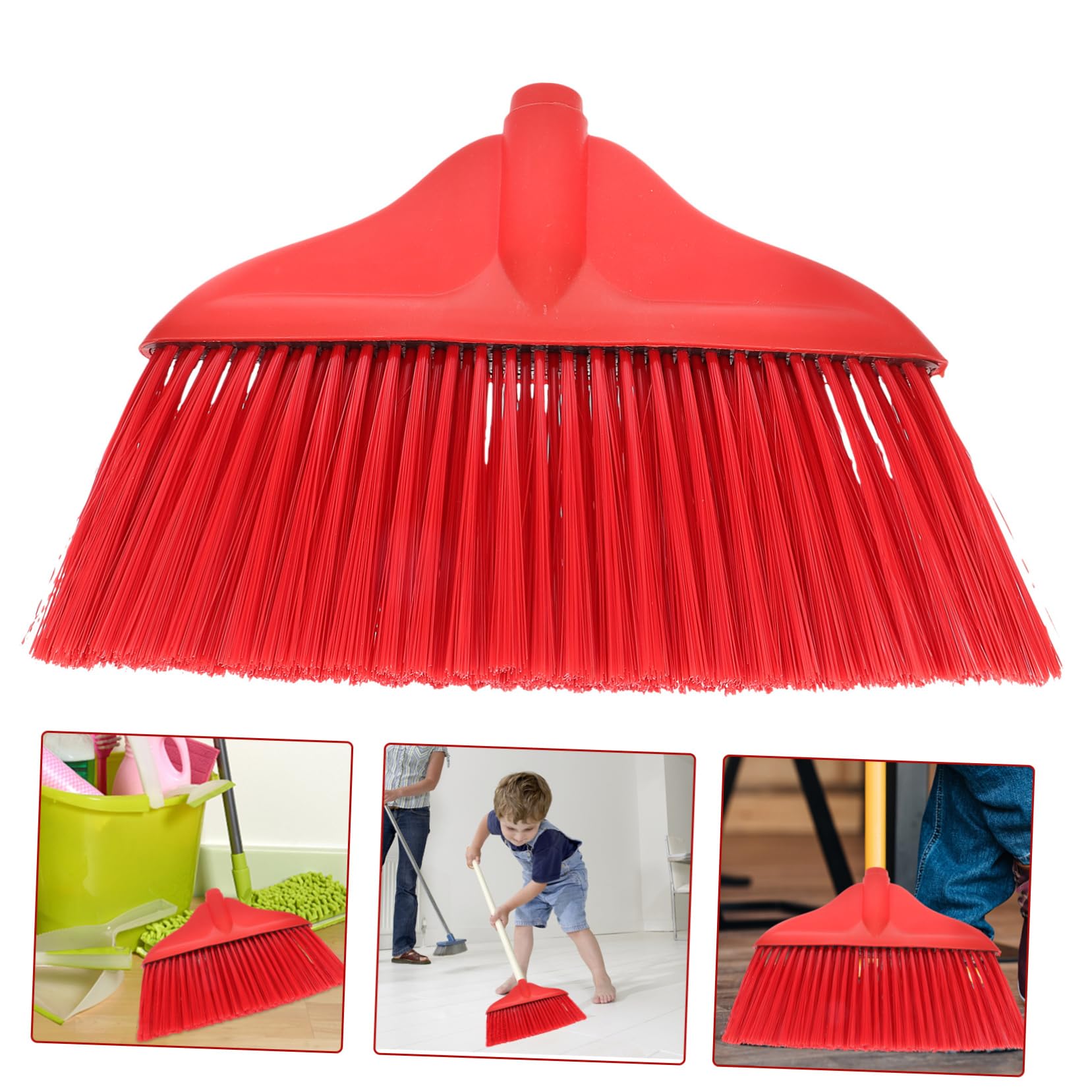 Produktbild von OFFSCH 2er-Pack Besen-Ersatz-Kehrkopf – Kunststoff, 37x17 Cm, Für Innen- Und Außenbesen, Vielseitig Einsetzbar
