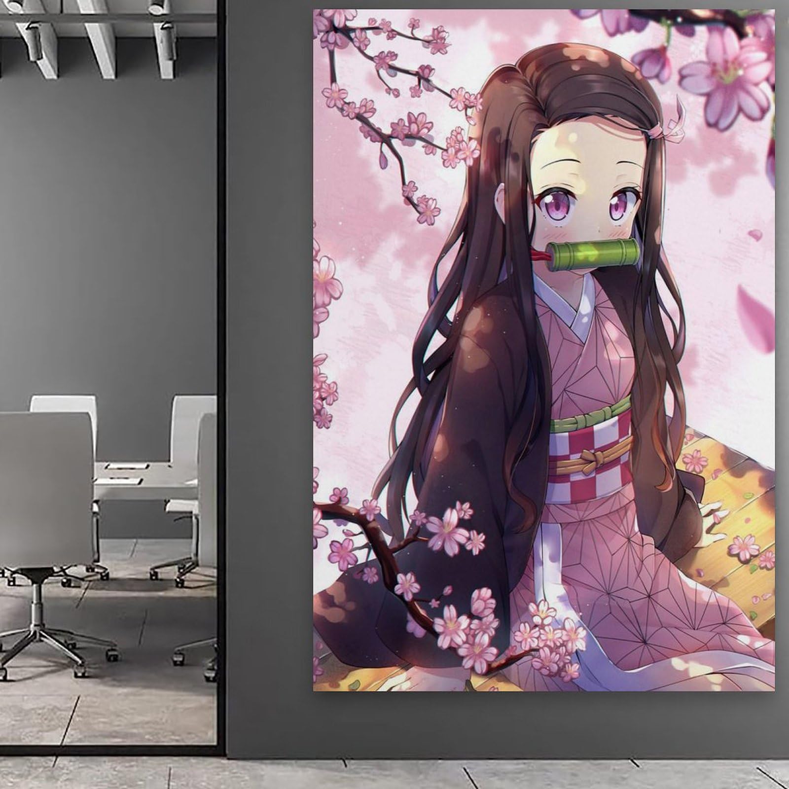 Poster Demon Slayer Tanjiro Et Nezuko 61x91 Cm - Déco Murale Officielle