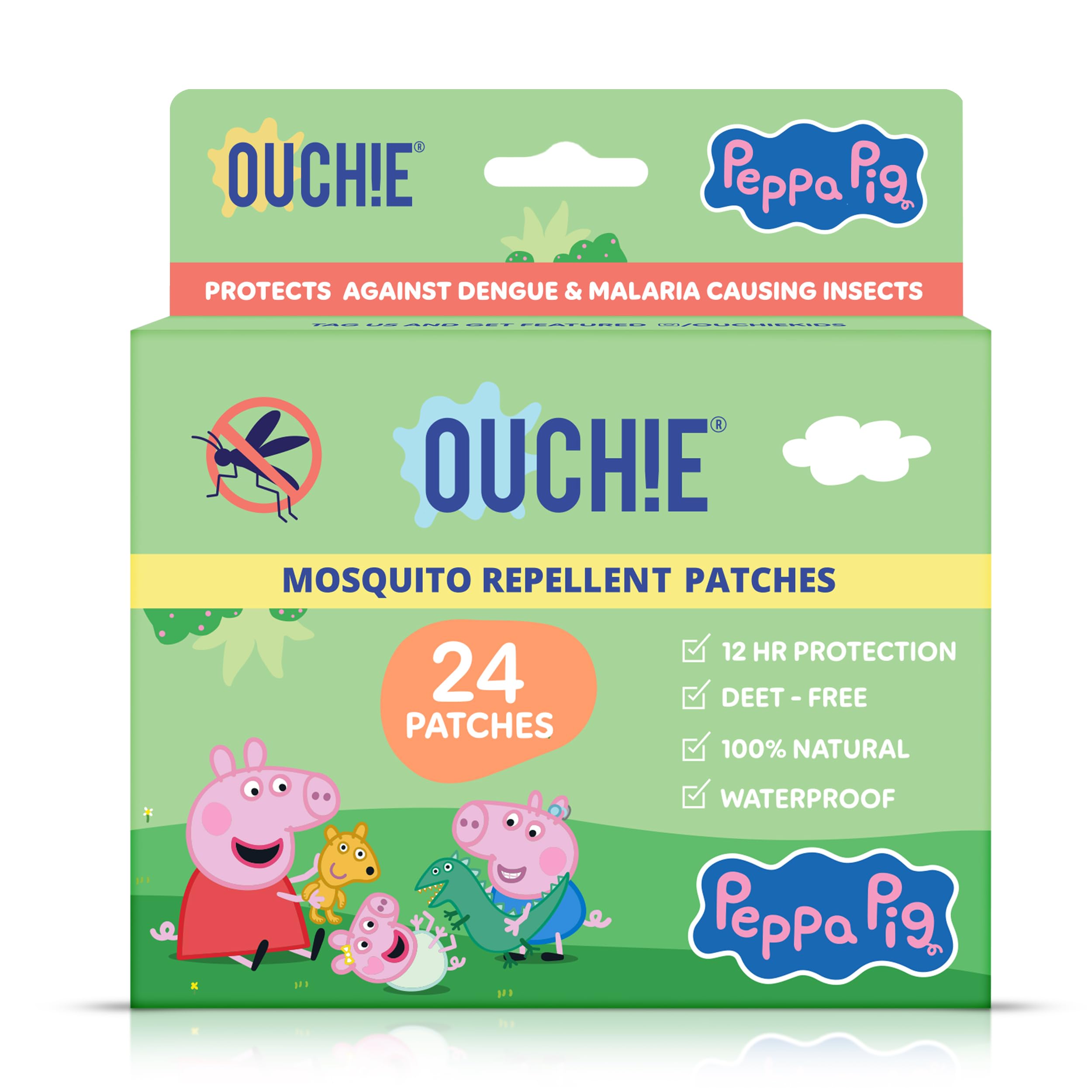 Peppa Pig & Family Mosquito Repellent Patches, 100% Natural (24 Patches)-picture-12