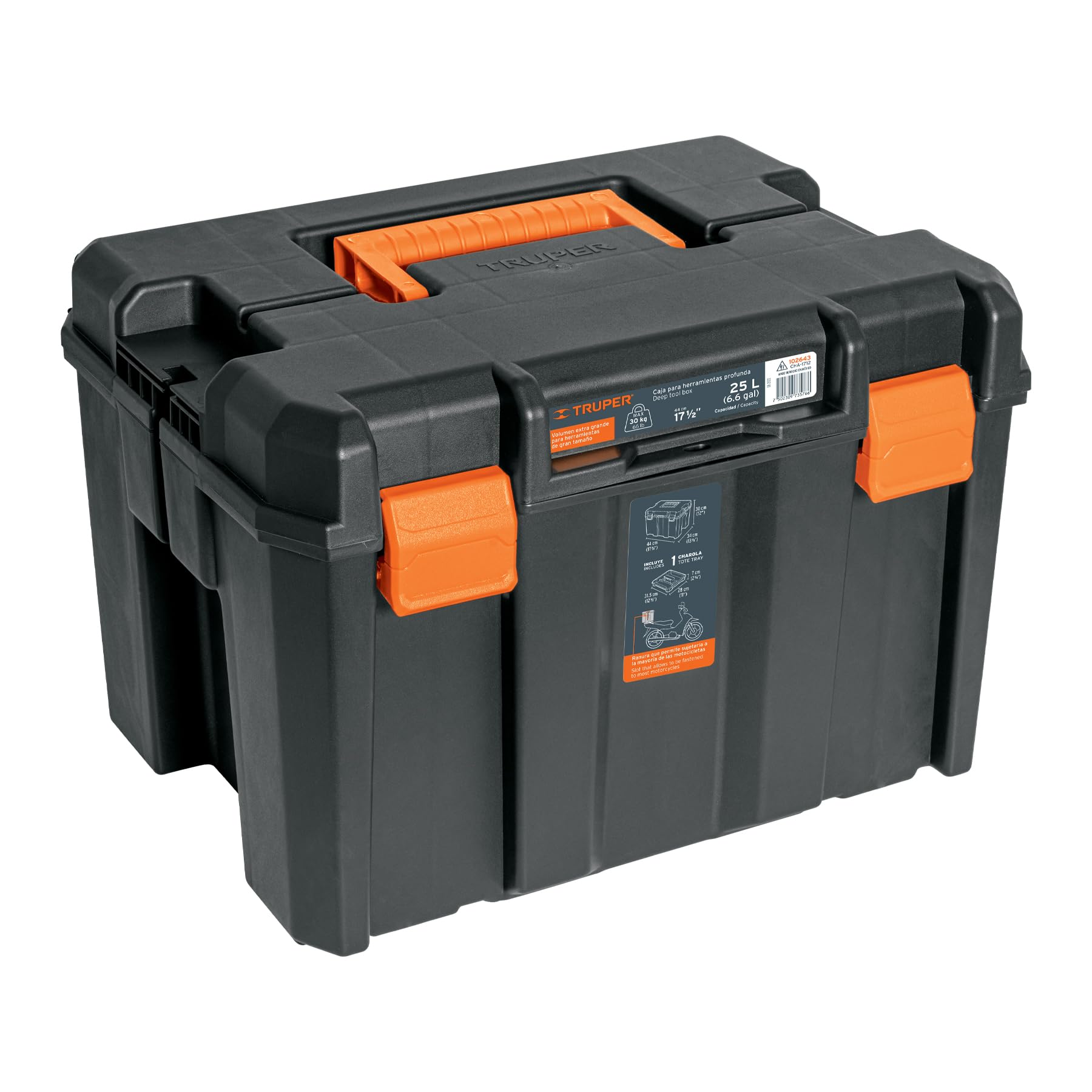 Truper CHA-1712 Głęboka skrzynka narzędziowa 43 cm x 30 cm