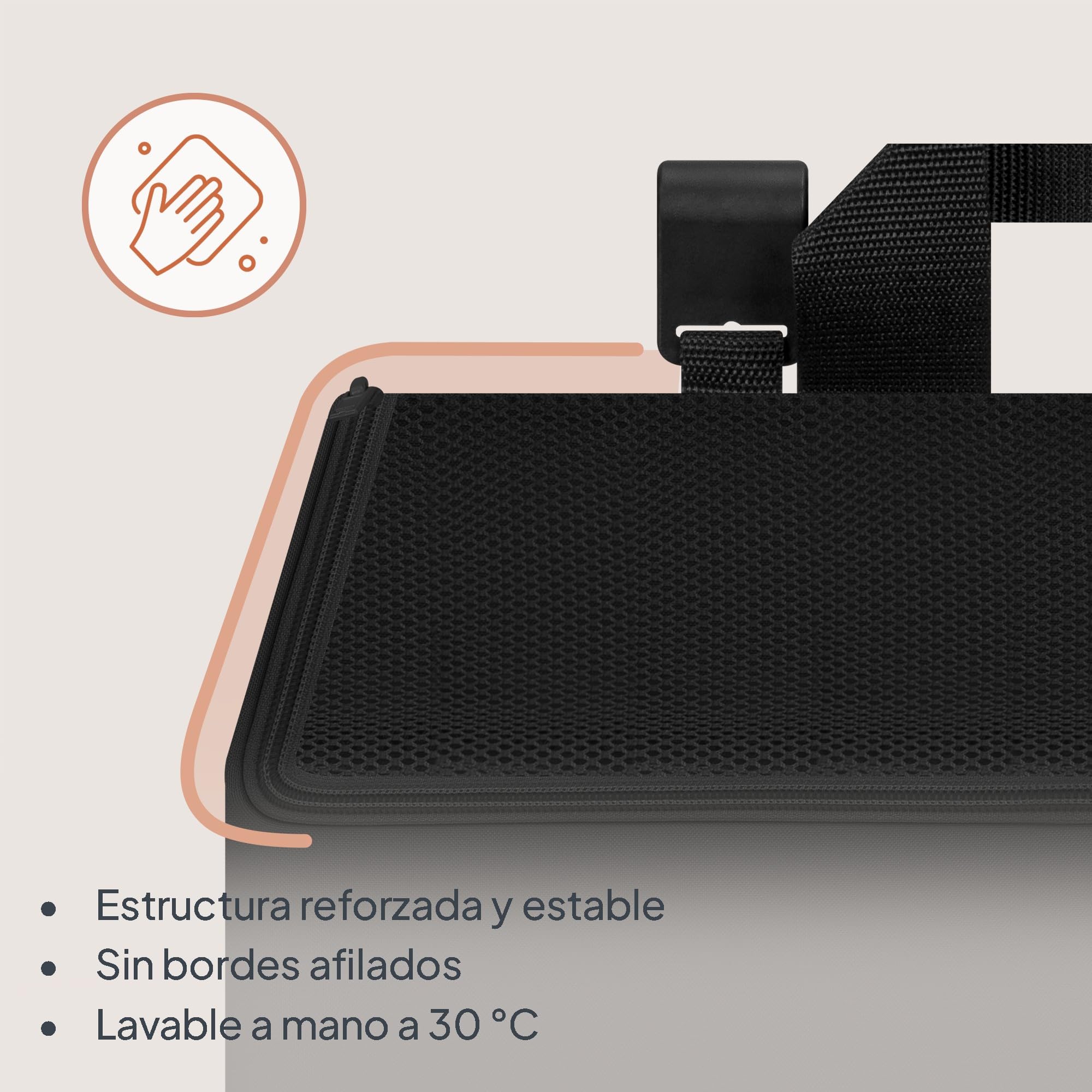 Lionelo Organizador Pañales Sidepocket Medium, Porta Pañales y Toallitas Bebe, Pañales Recien Nacido, Cambiador, Para Habitación de Bebe, 43x15x23 cm